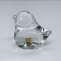 Daum Crystal Bird Figurine