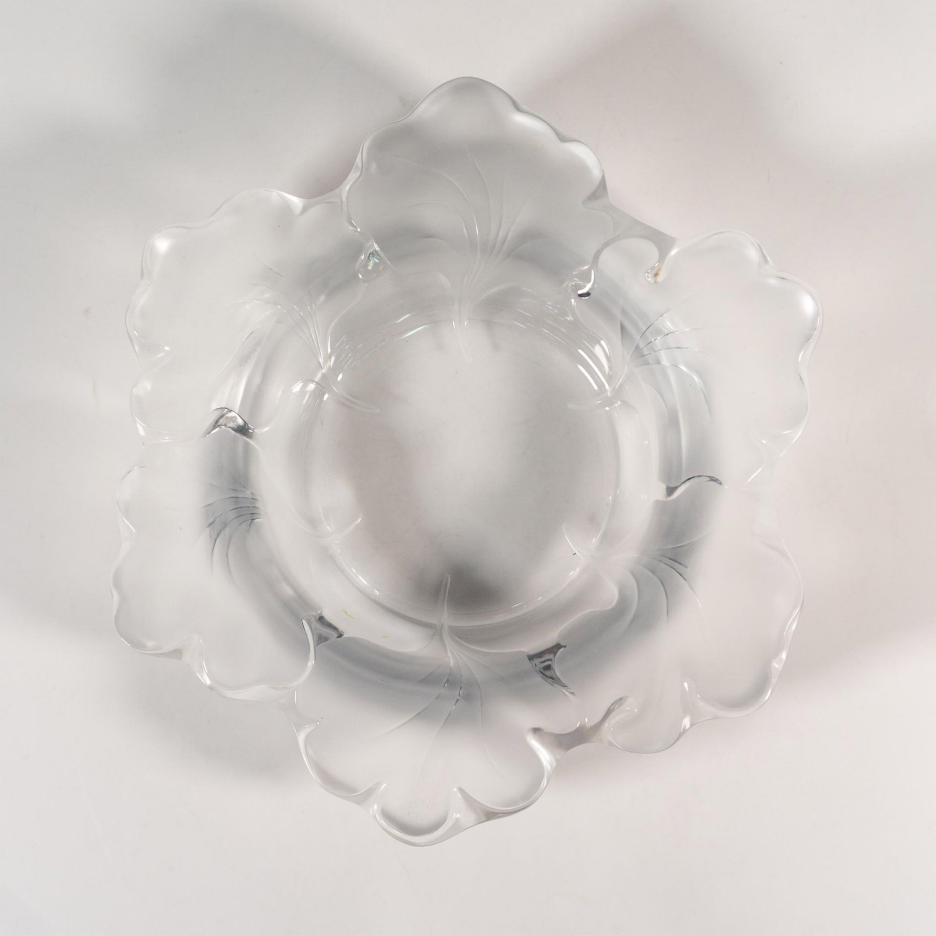 Lalique Crystal Bowl, Capucines or Nasturtium Pattern - Bild 2 aus 4