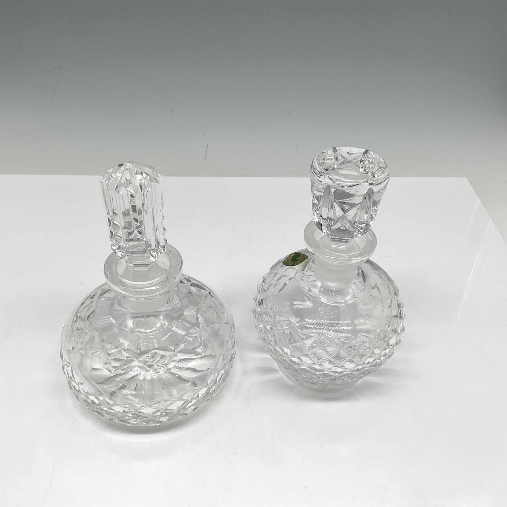 2pc Waterford Crystal Scent Bottles - Bild 2 aus 3