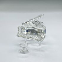 Swarovski Crystal Figurine, Grand Piano With Stool