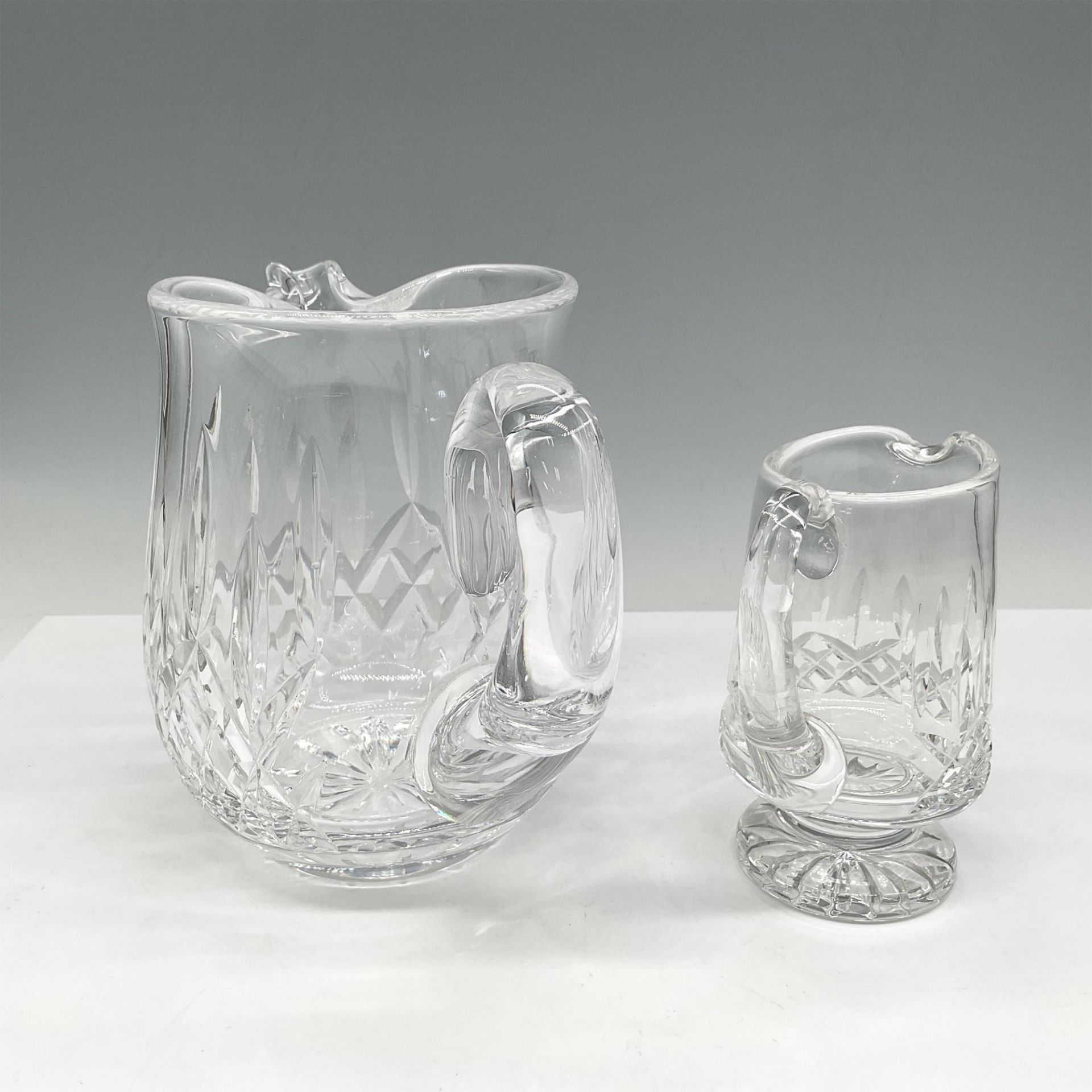 2pc Waterford Crystal Pitcher and Cream Jug - Image 3 of 3