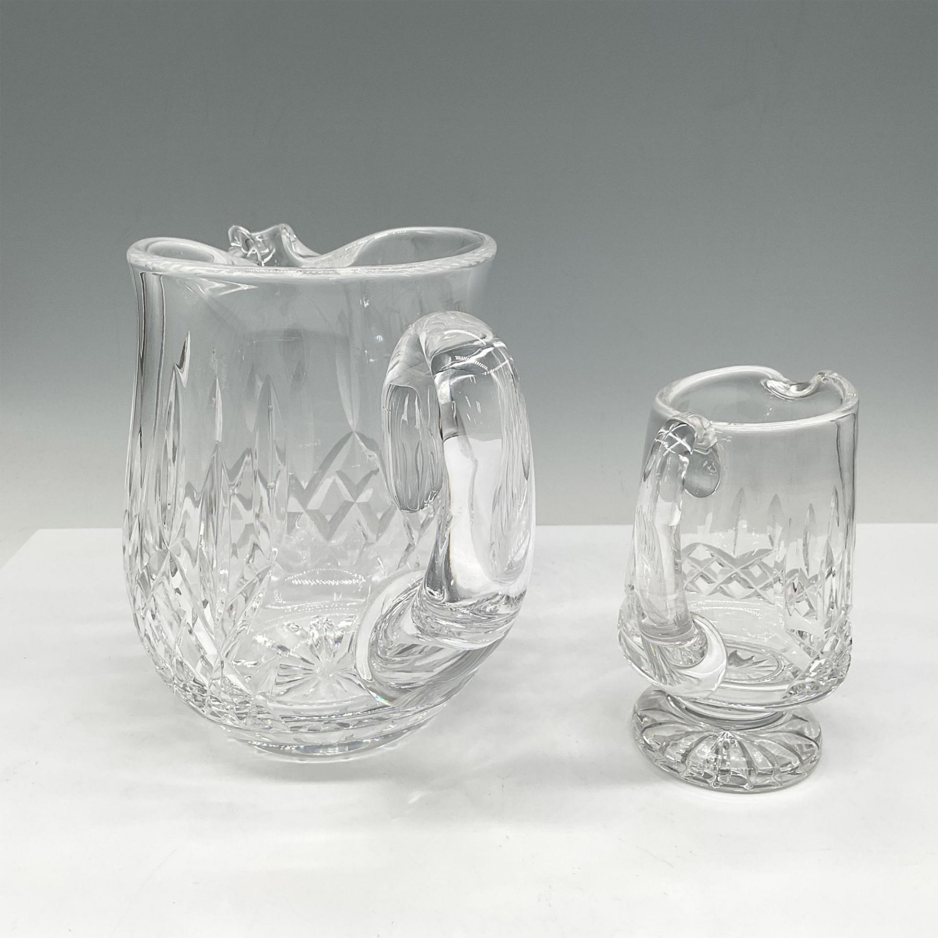 2pc Waterford Crystal Pitcher and Cream Jug - Bild 3 aus 3