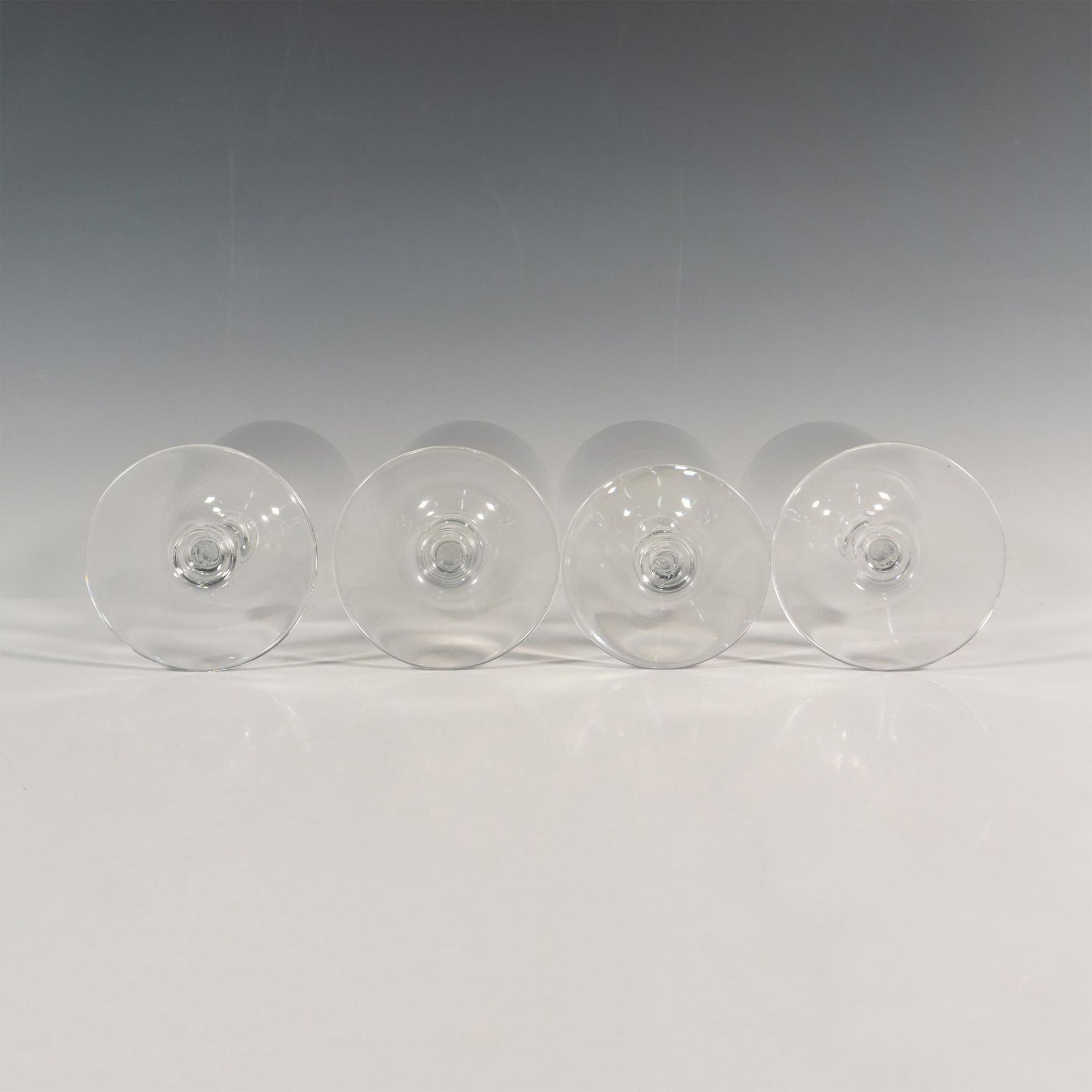 4pc Baccarat Crystal Water Goblet Glasses - Bild 2 aus 3