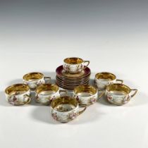16pc Rosenthal Royal Vienna Porcelain Cup and Saucer Set