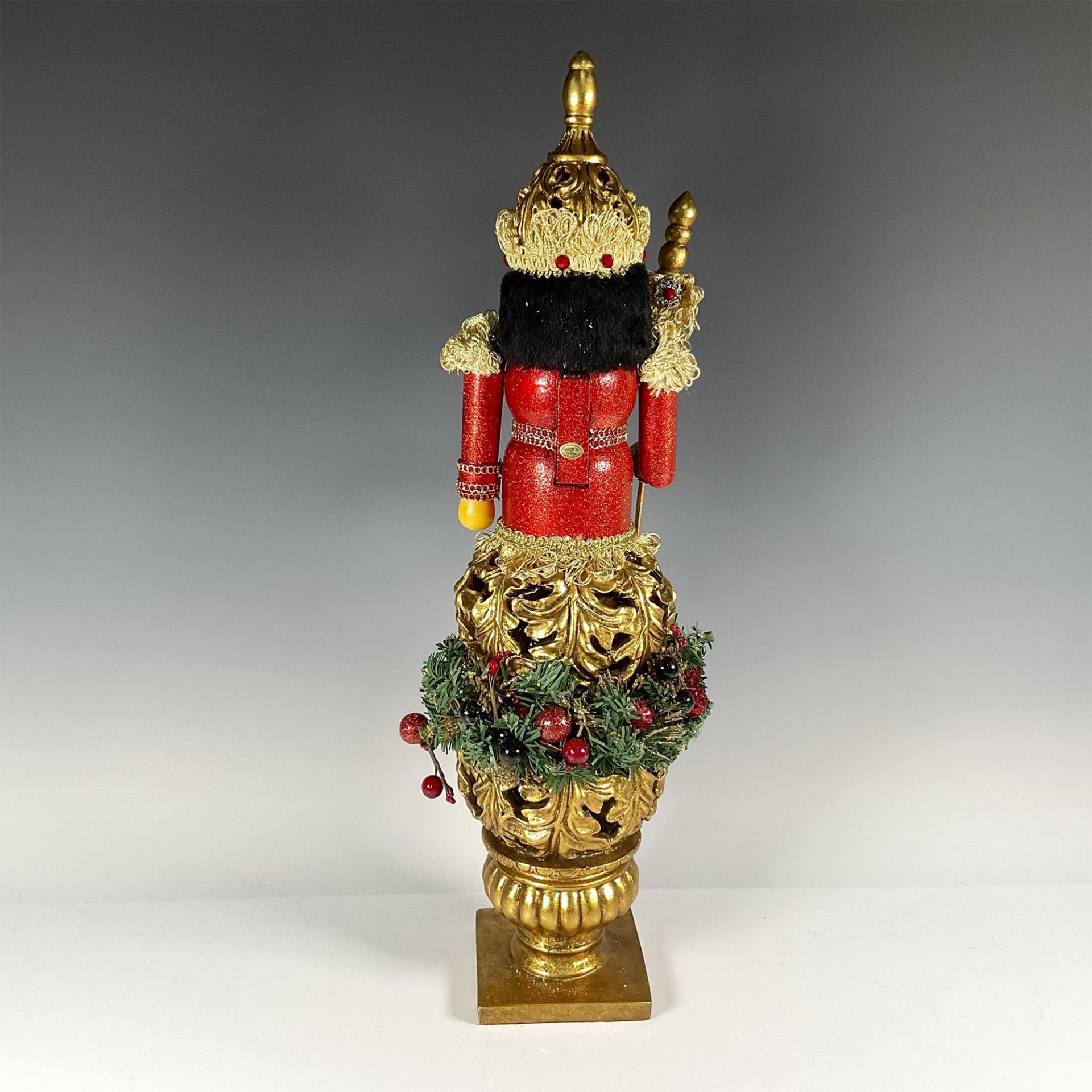 Nutcracker Christmas Topiary - Image 3 of 4