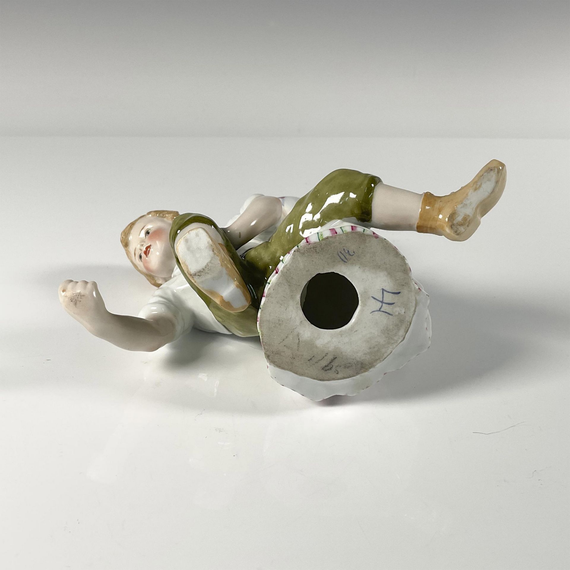Porcelain Figurine, Playing Marbles - Bild 3 aus 3