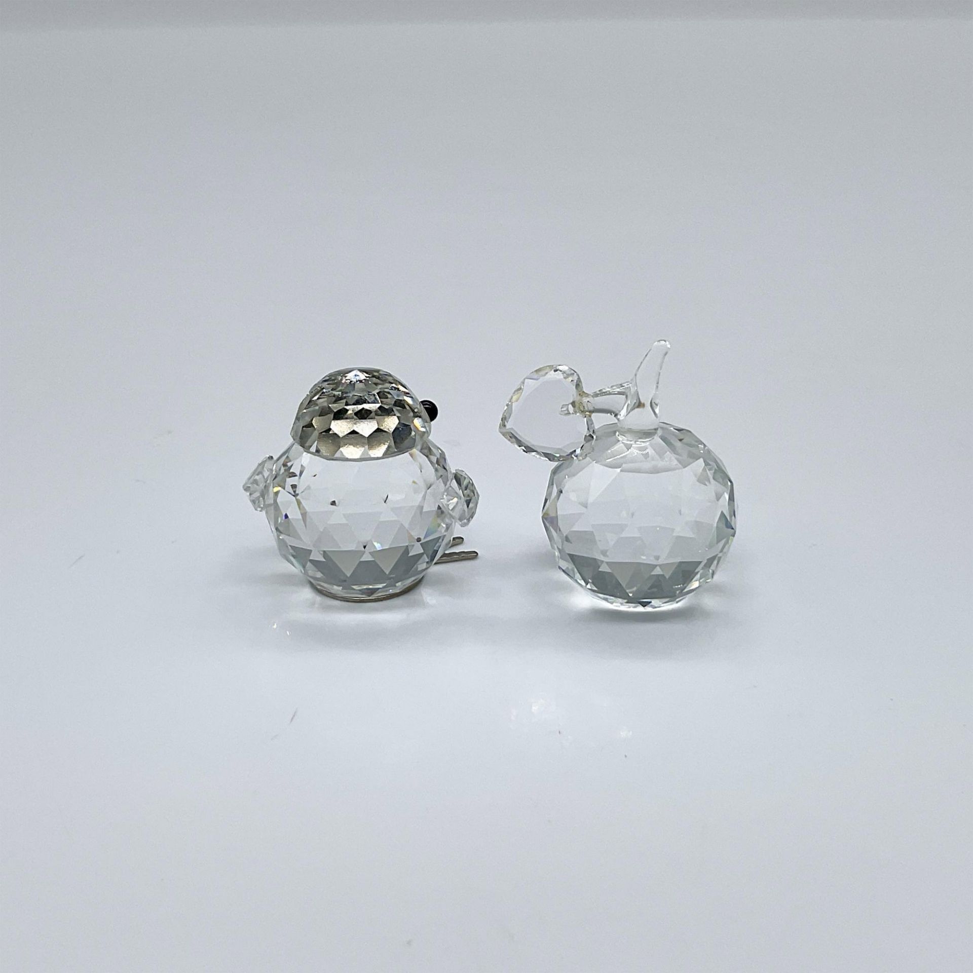 2pc Swarovski Crystal Mini Figurines, Chick and Apple - Bild 2 aus 3