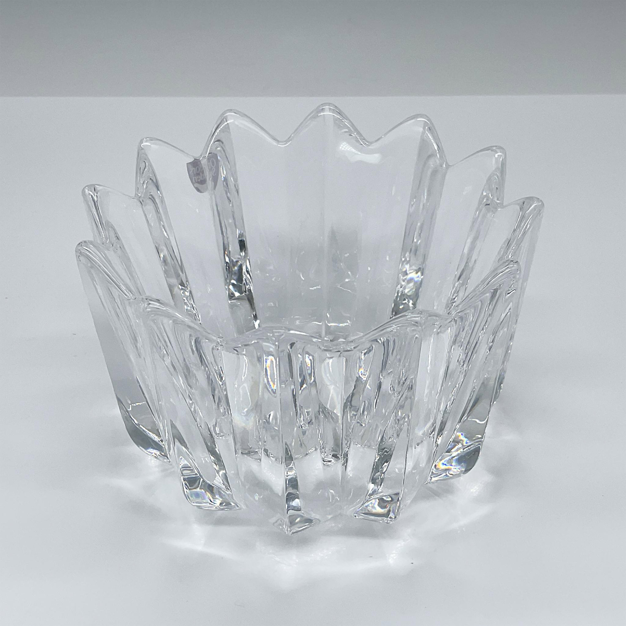 Orrefors Crystal Bowl, Fleur Pattern - Image 2 of 3