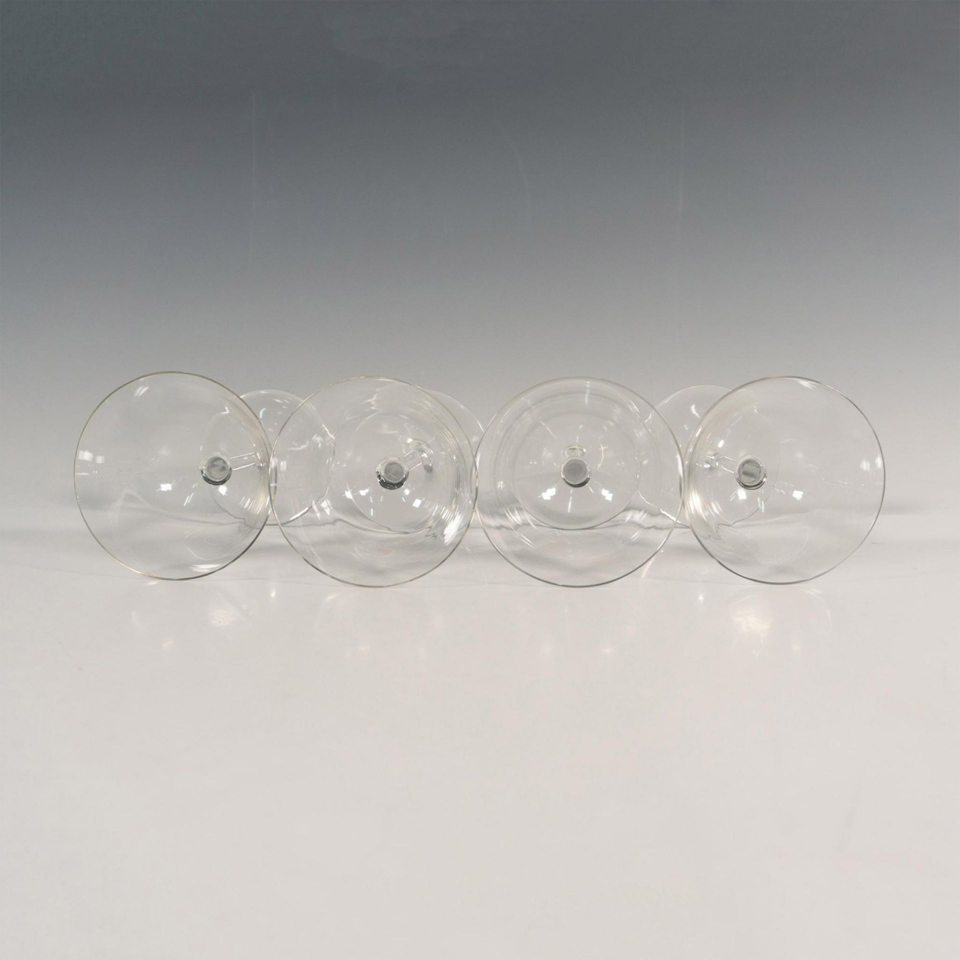 4pc Baccarat Crystal Cordial Glasses - Image 2 of 3