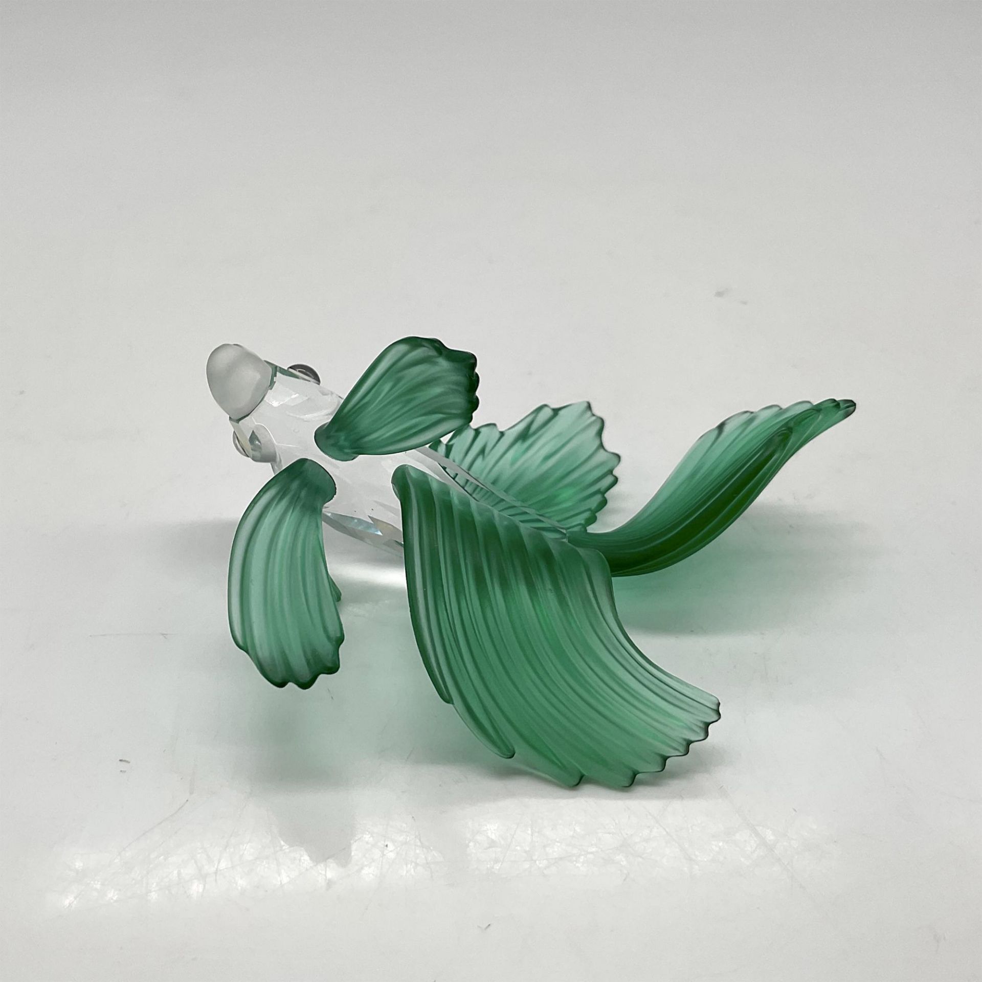 Swarovski Crystal Figurine, Siamese Fighting Fish Green - Image 3 of 3