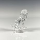 Swarovski Crystal Figurine, Lion Standing on Rock