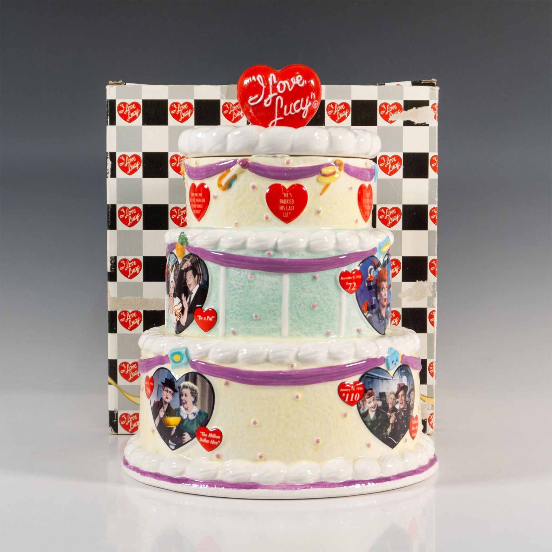 Vandor I Love Lucy 50th Anniversary Cookie Jar - Image 2 of 6