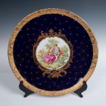 LF Limoges PRC Handcrafted Fine Porcelain Fragonard Plate