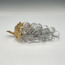 Swarovski Crystal Figurine, Large Grapes Gold