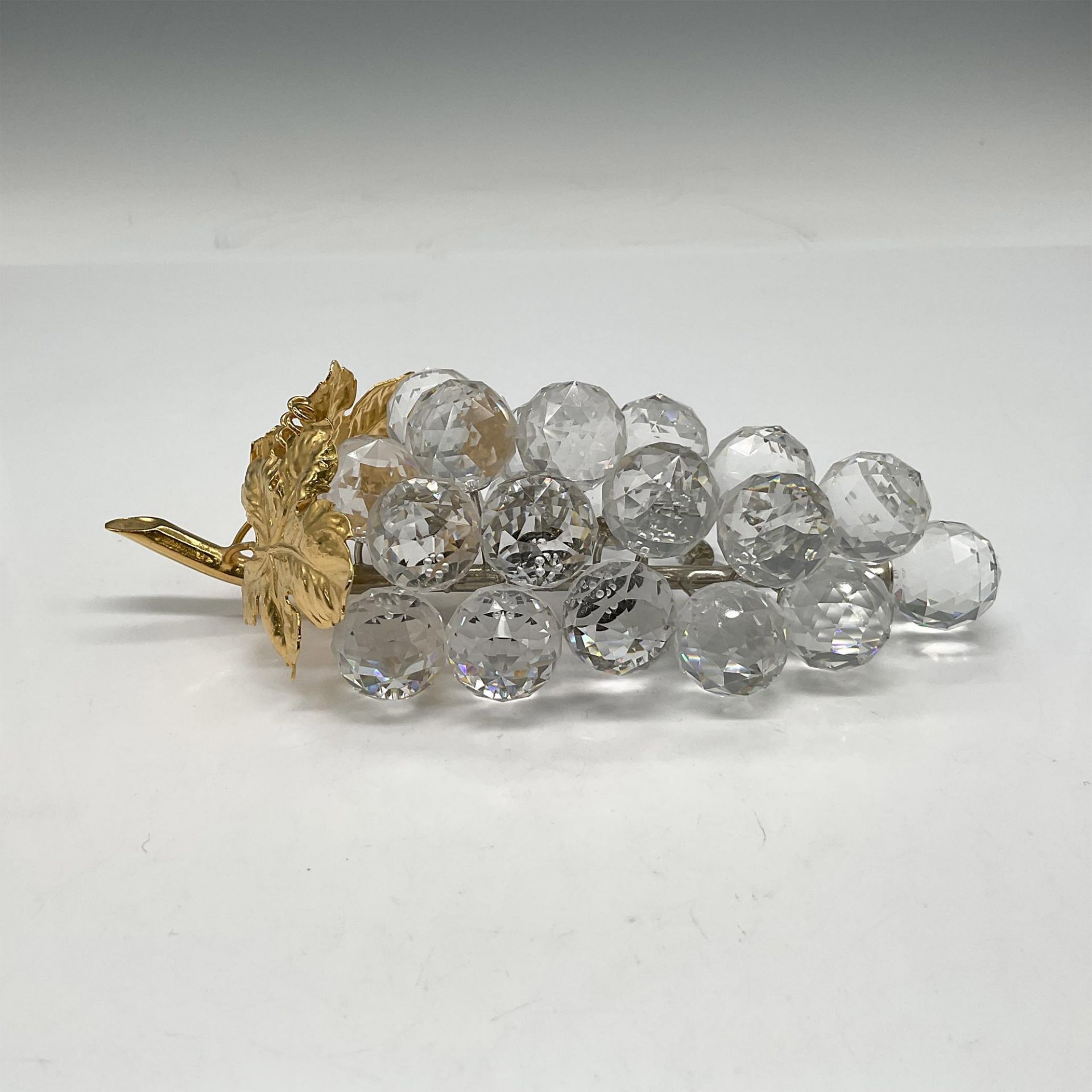 Swarovski Crystal Figurine, Large Grapes Gold