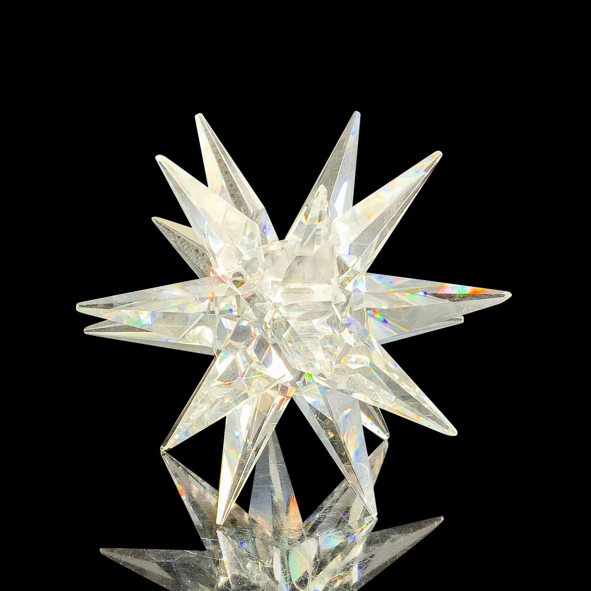 Swarovski Silver Crystal Star Candle Holder