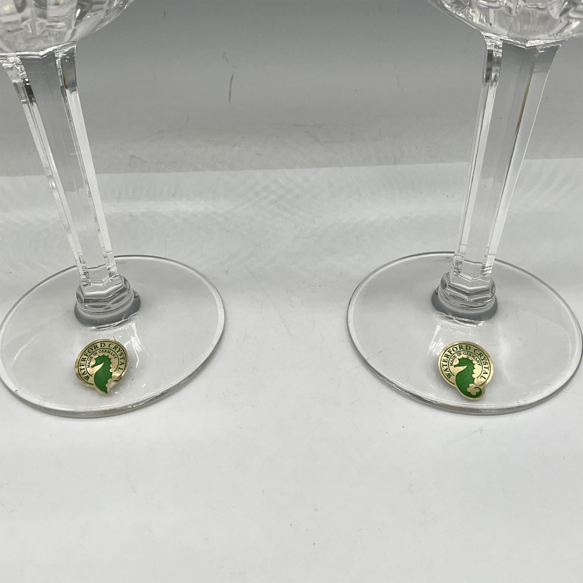 2pc Waterford Crystal Toasting Goblets, Millenium Love - Image 3 of 4