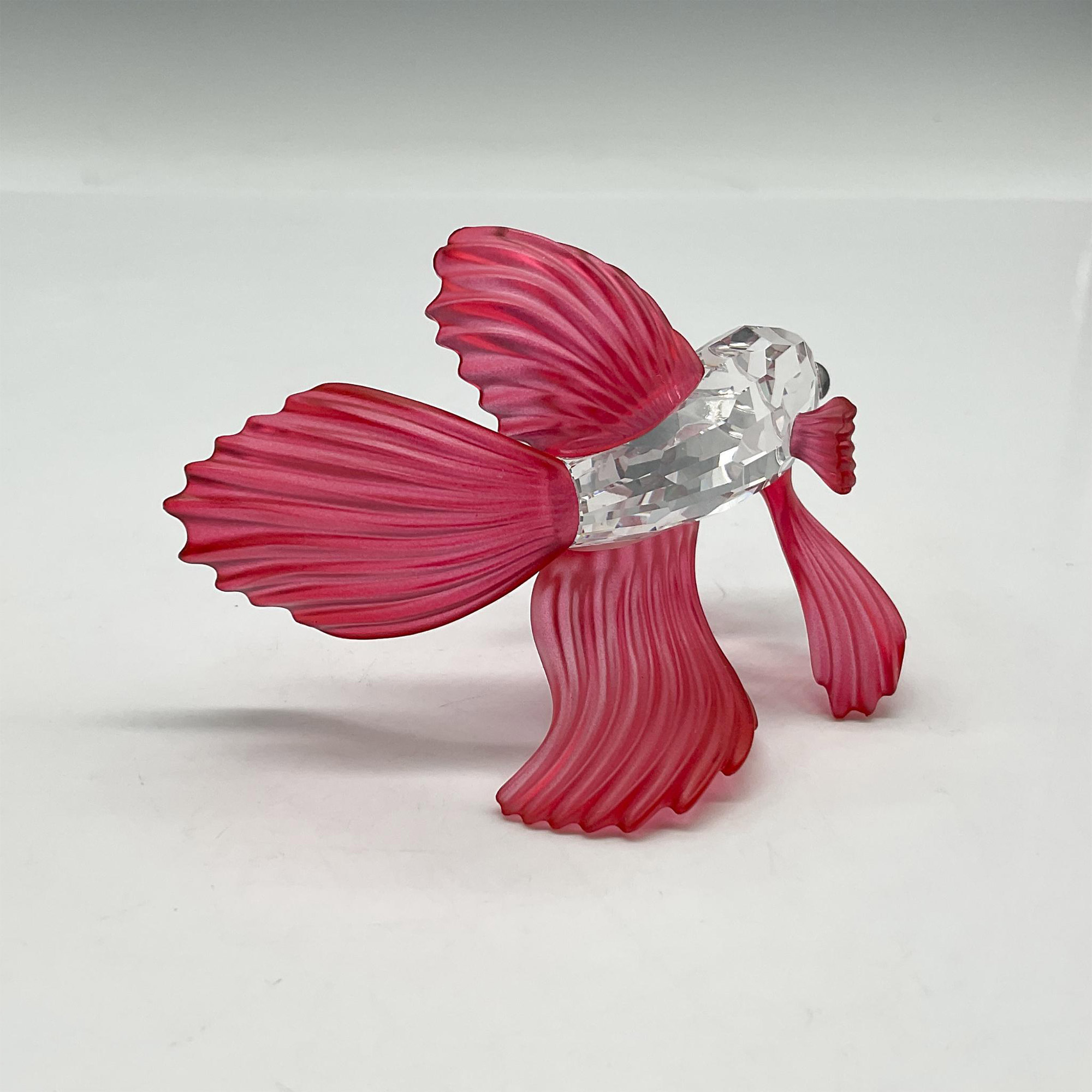 Swarovski Crystal Figurine, Siamese Fighting Fish Red - Image 2 of 3