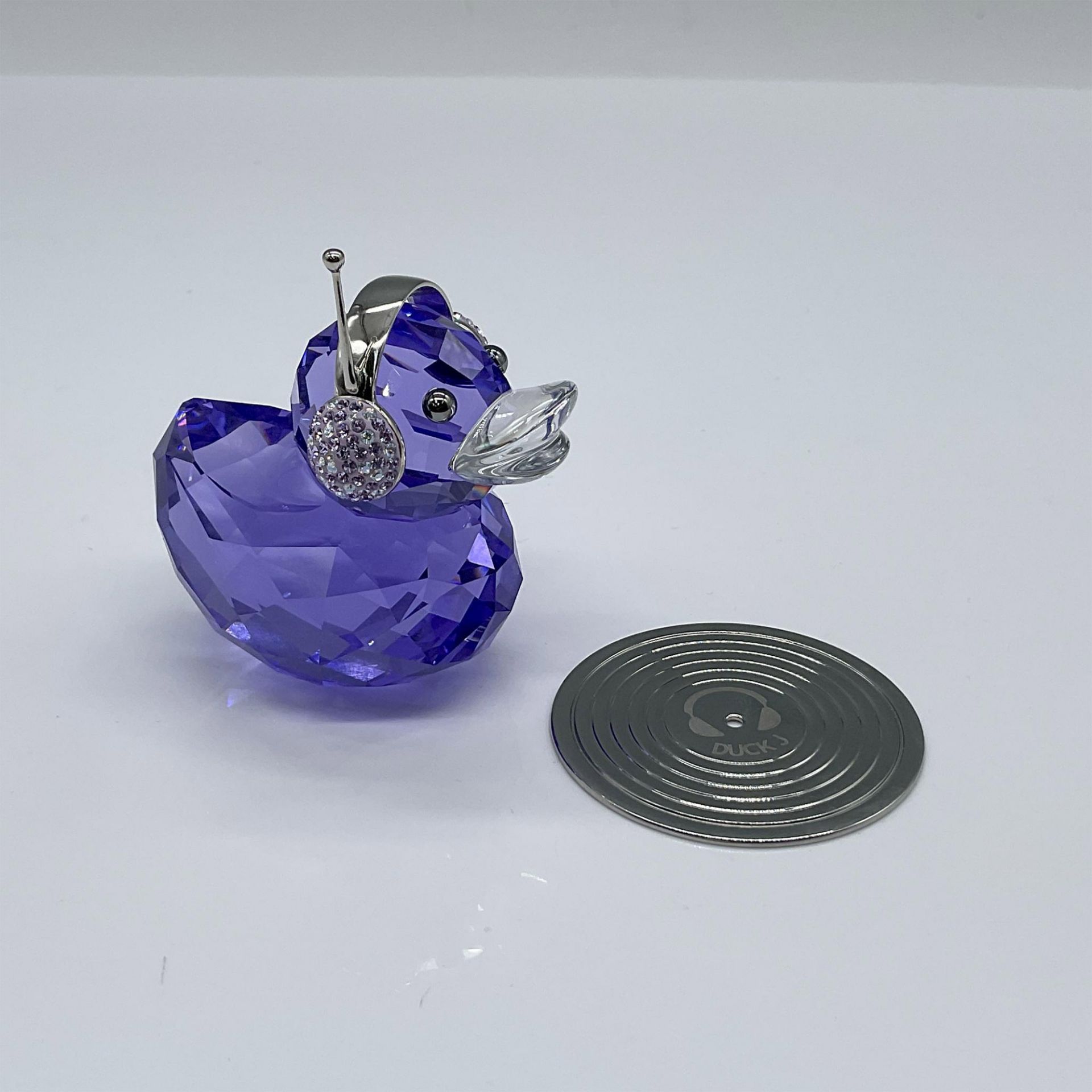 2pc Swarovski Crystal Figurines, Happy Duck - Duck J - Bild 2 aus 3