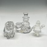 3pc Waterford & Swarovski Crystal Figurines