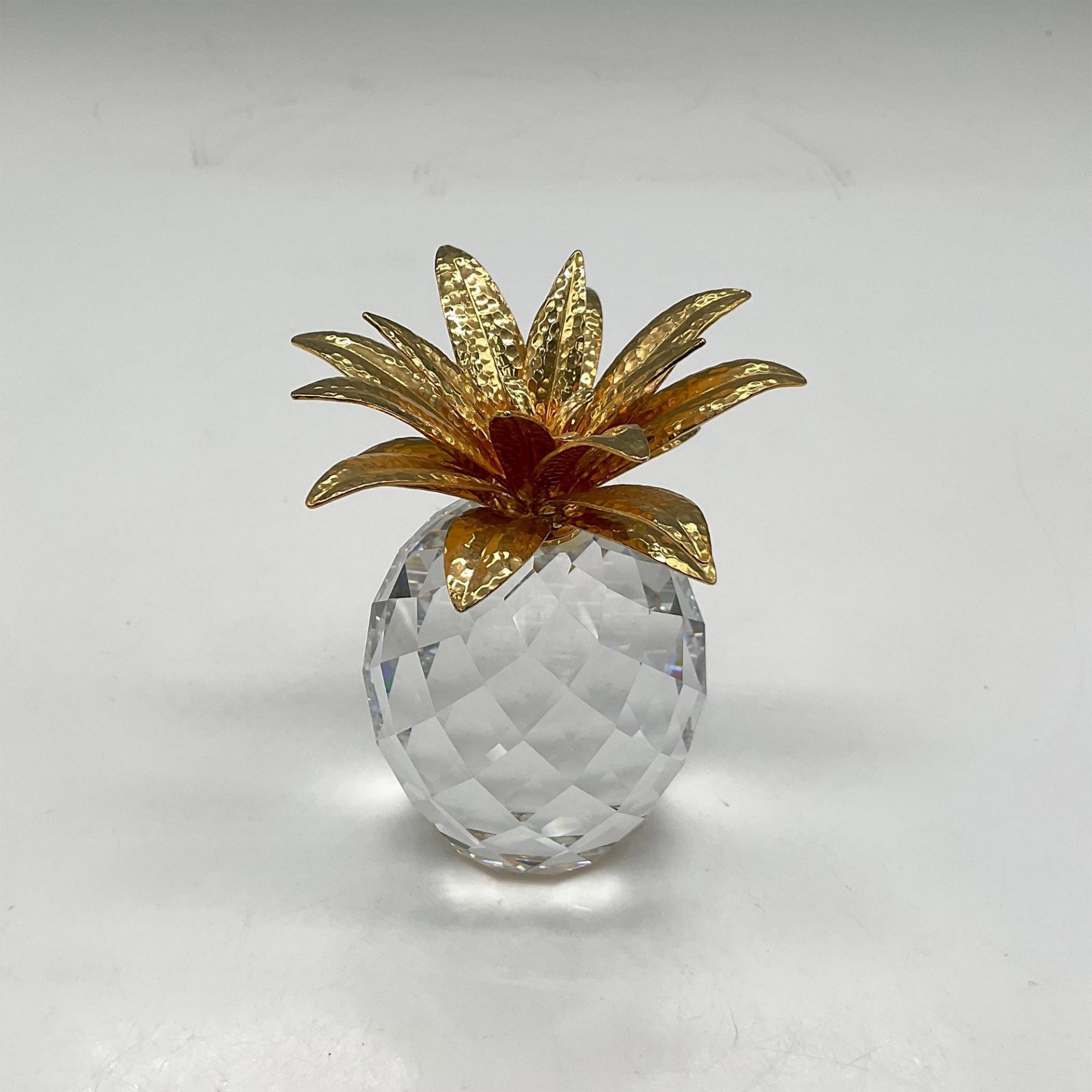 Swarovski Crystal Figurine, Large Pineapple Gold Hammered - Bild 2 aus 3