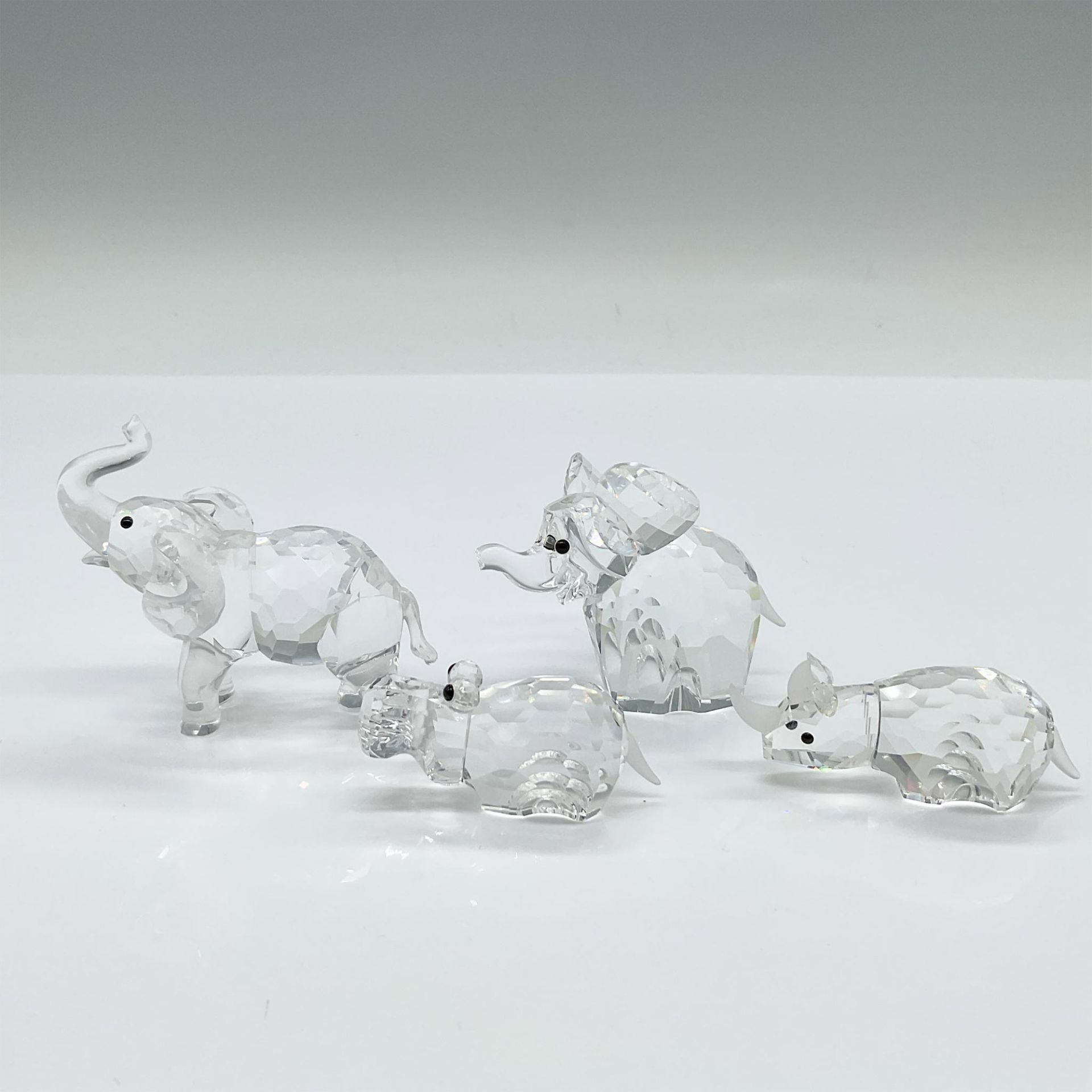 4pc Swarovski Crystal African Animal Figurines