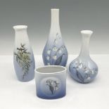4pc Bing & Grondahl Porcelain Bud Vases