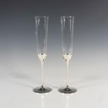 Pair of Kate Spade Toasting Glasses, Grace Ave Pattern