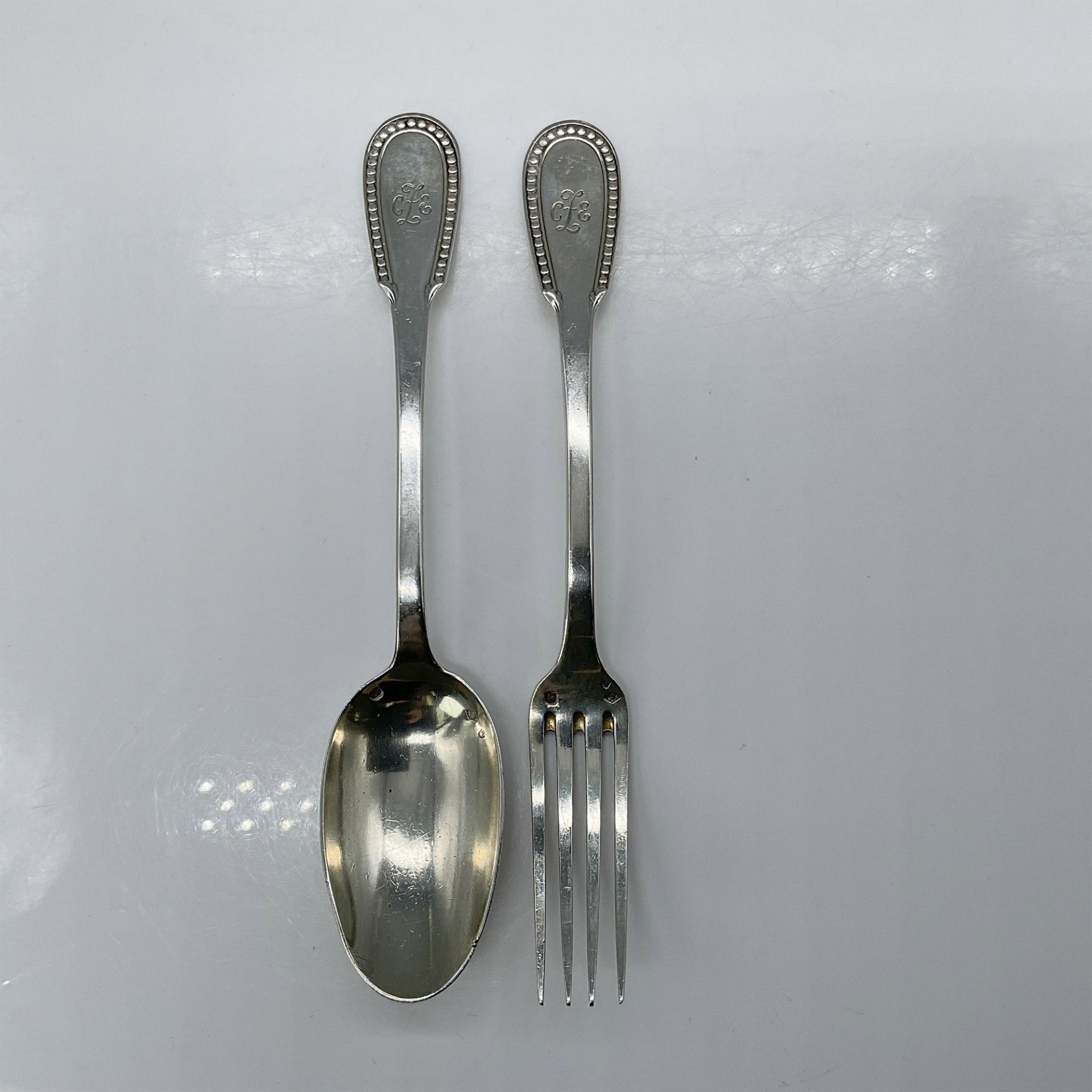 2pc Sterling Silver Spoon and Fork