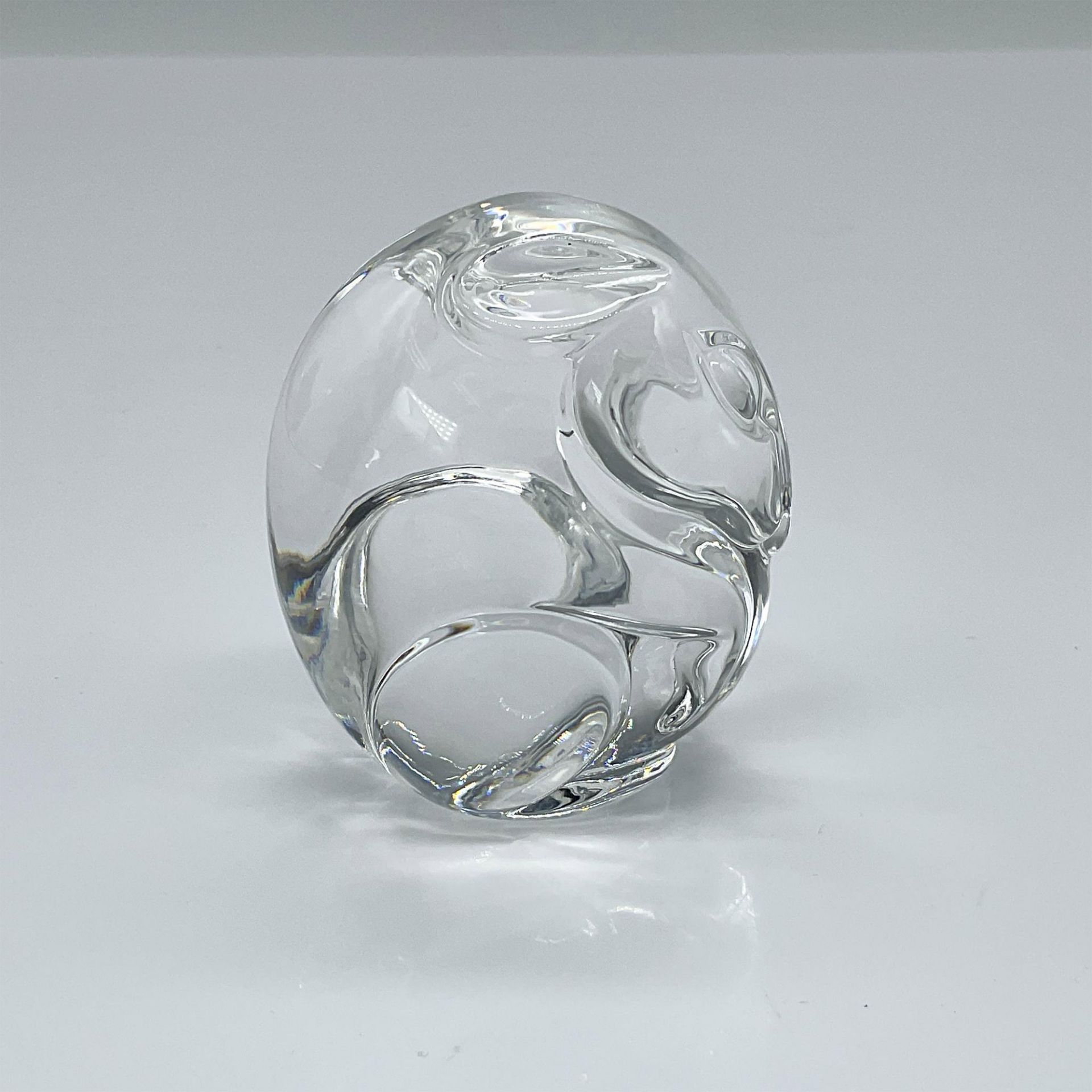 Steuben Glass Crystal Rat Hand Cooler