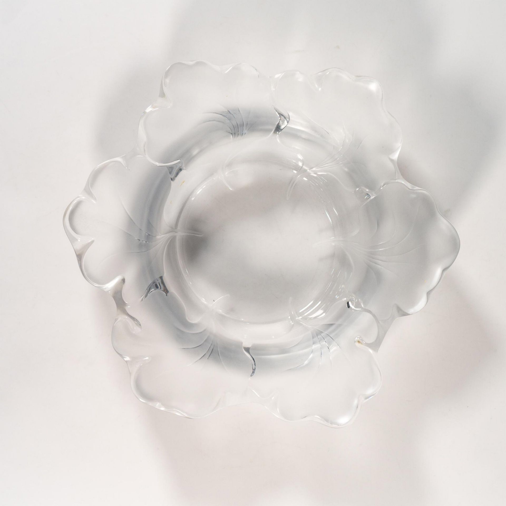 Lalique Crystal Bowl, Capucines or Nasturtium Pattern - Bild 3 aus 4