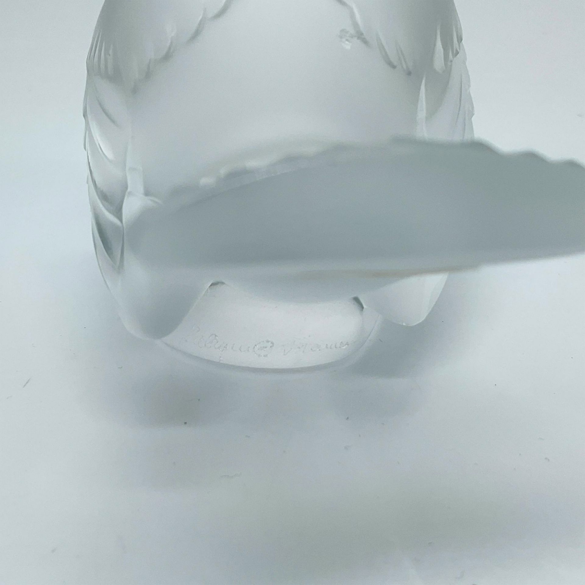 Lalique Crystal Bird Figurine - Image 4 of 5