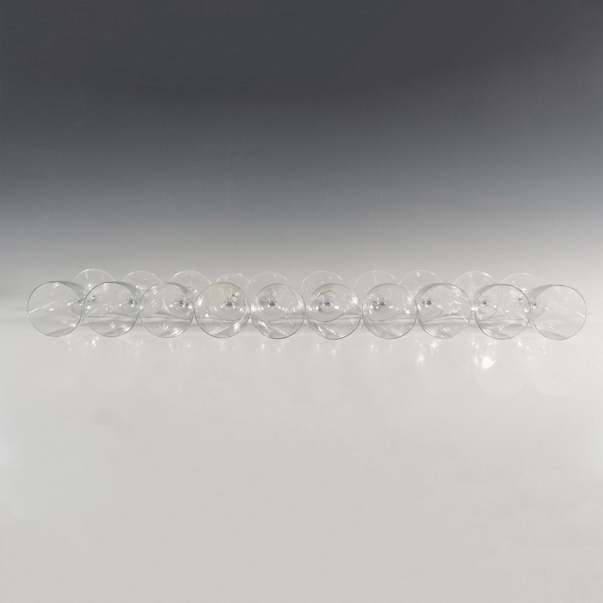 10pc Baccarat Crystal Sherry Glasses - Bild 3 aus 3