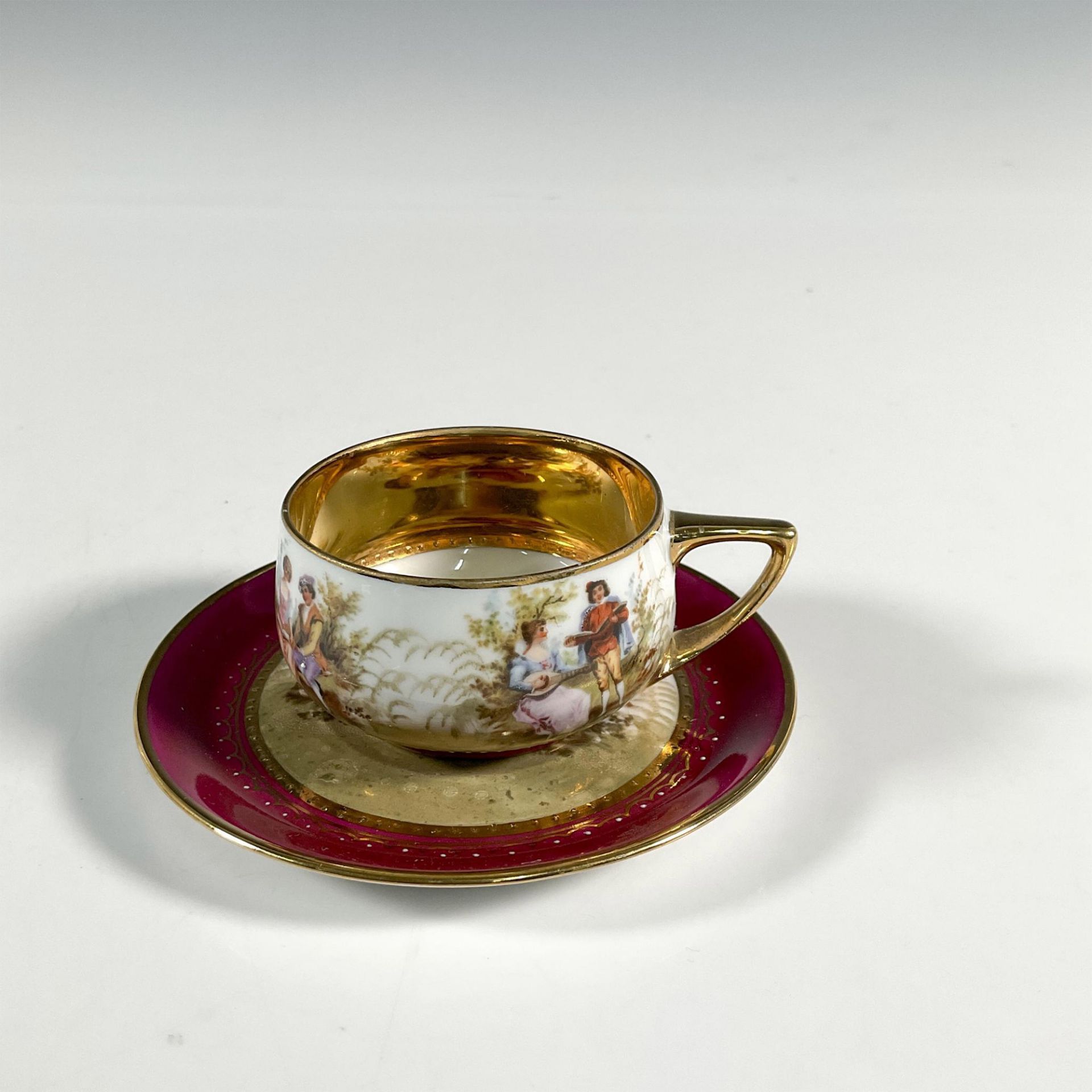 16pc Rosenthal Royal Vienna Porcelain Cup and Saucer Set - Bild 2 aus 5