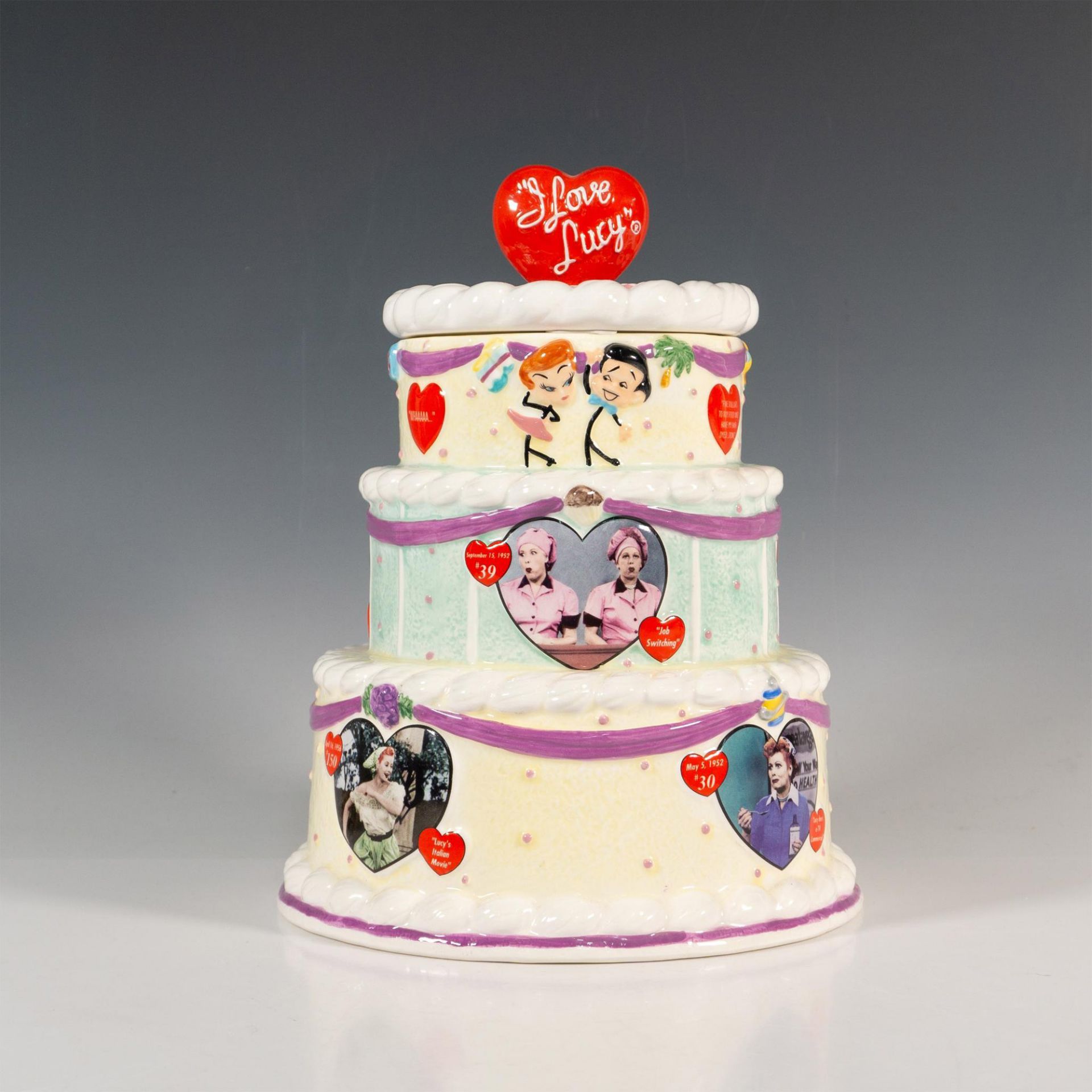 Vandor I Love Lucy 50th Anniversary Cookie Jar - Image 3 of 6