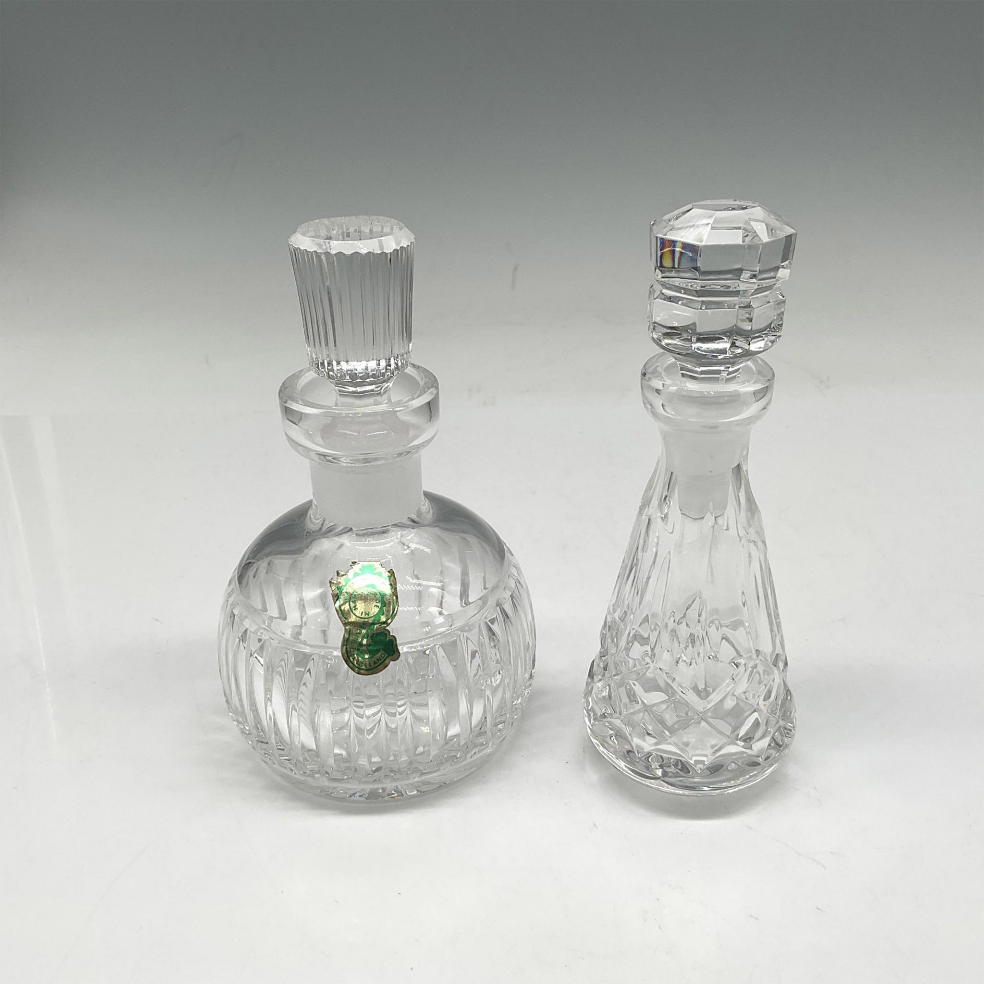 2pc Waterford Crystal Scent Bottles