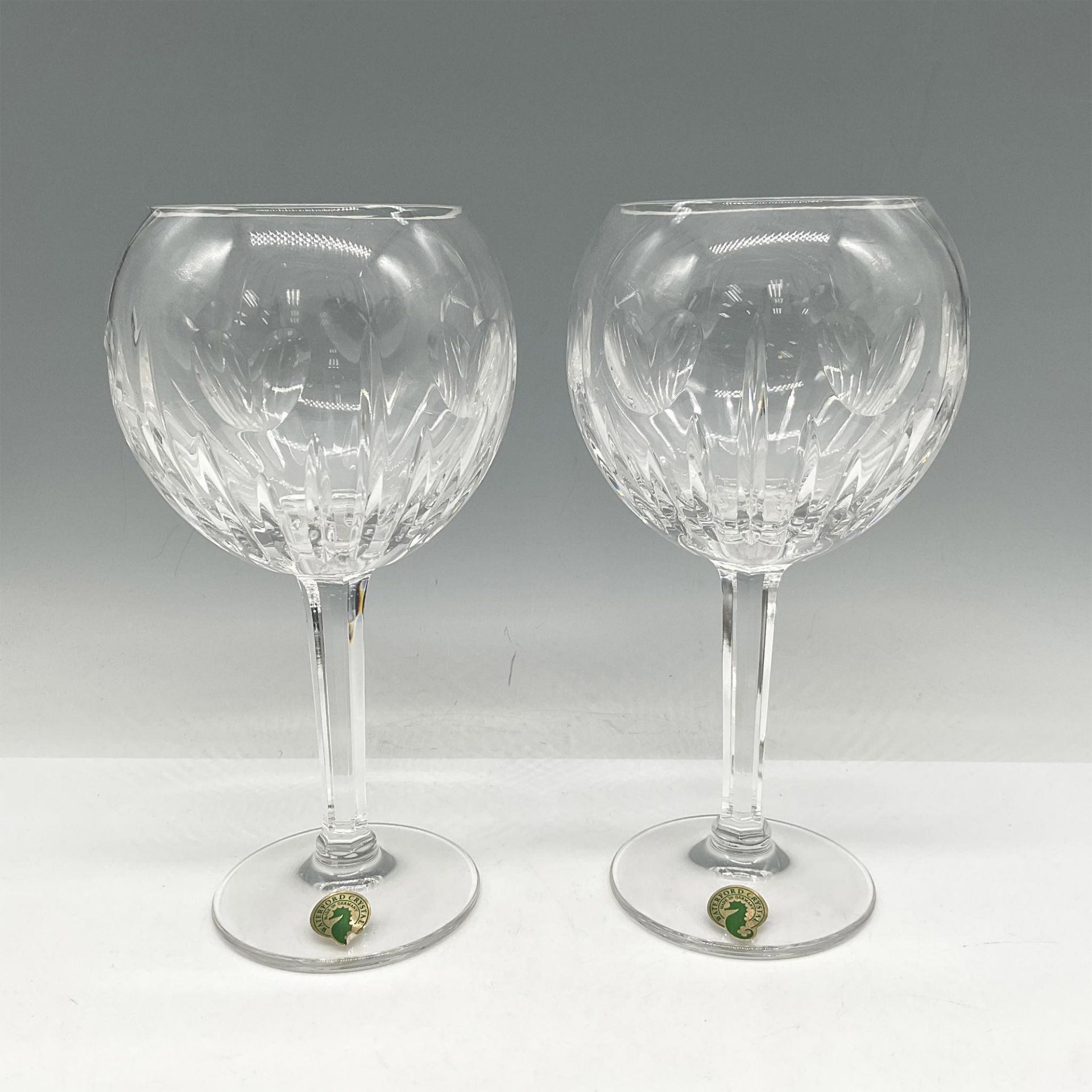 2pc Waterford Crystal Toasting Goblets, Millenium Love