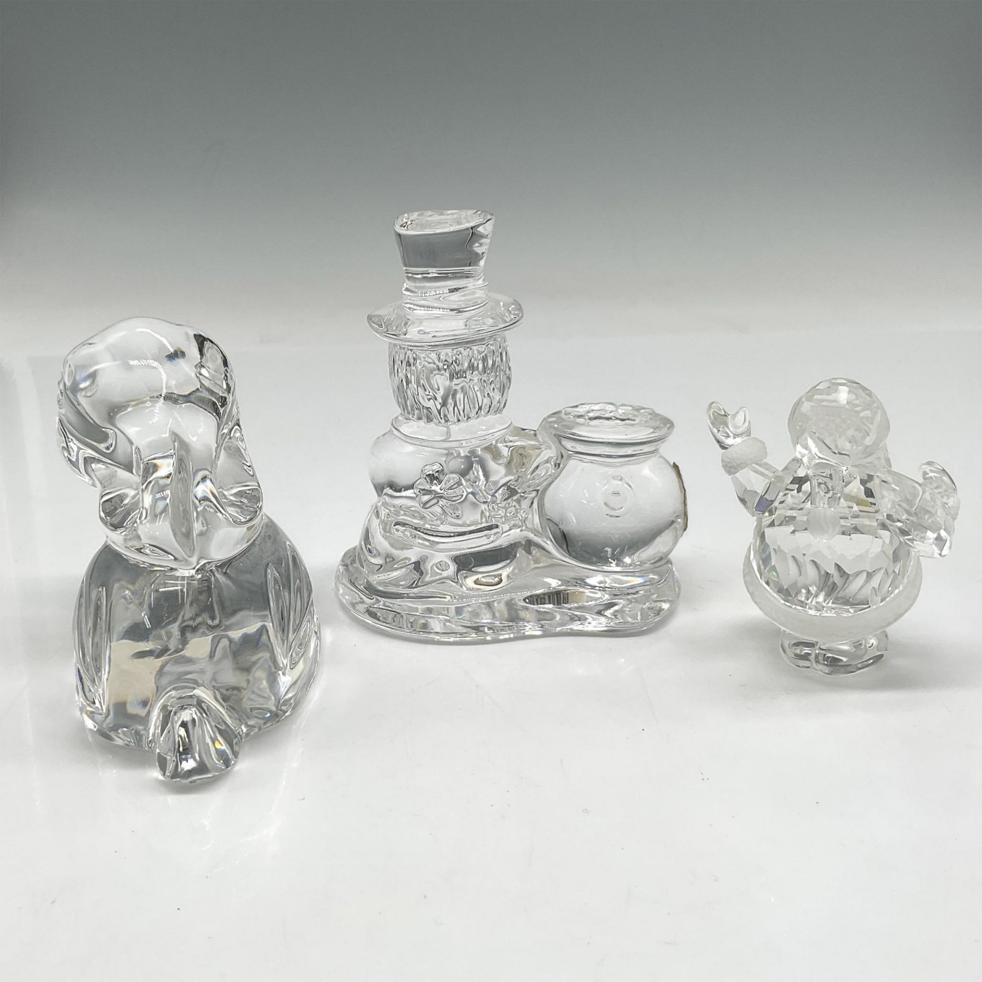 3pc Waterford & Swarovski Crystal Figurines - Bild 2 aus 3