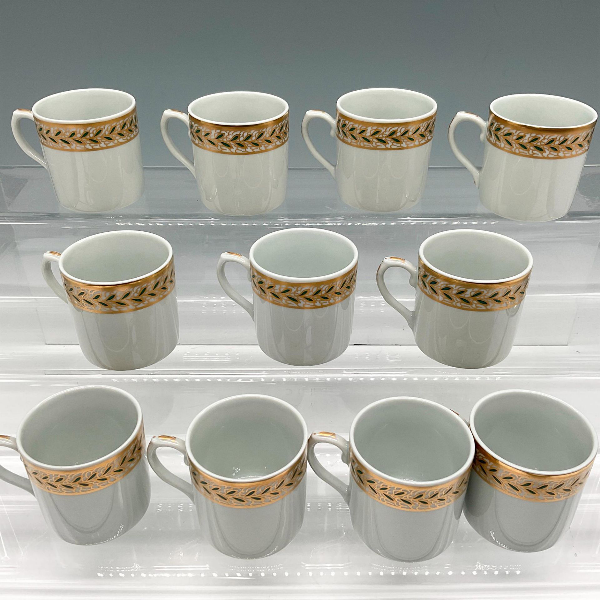 23pc Mottahedeh Winterthur Demitasse Cups + Saucers - Bild 3 aus 9