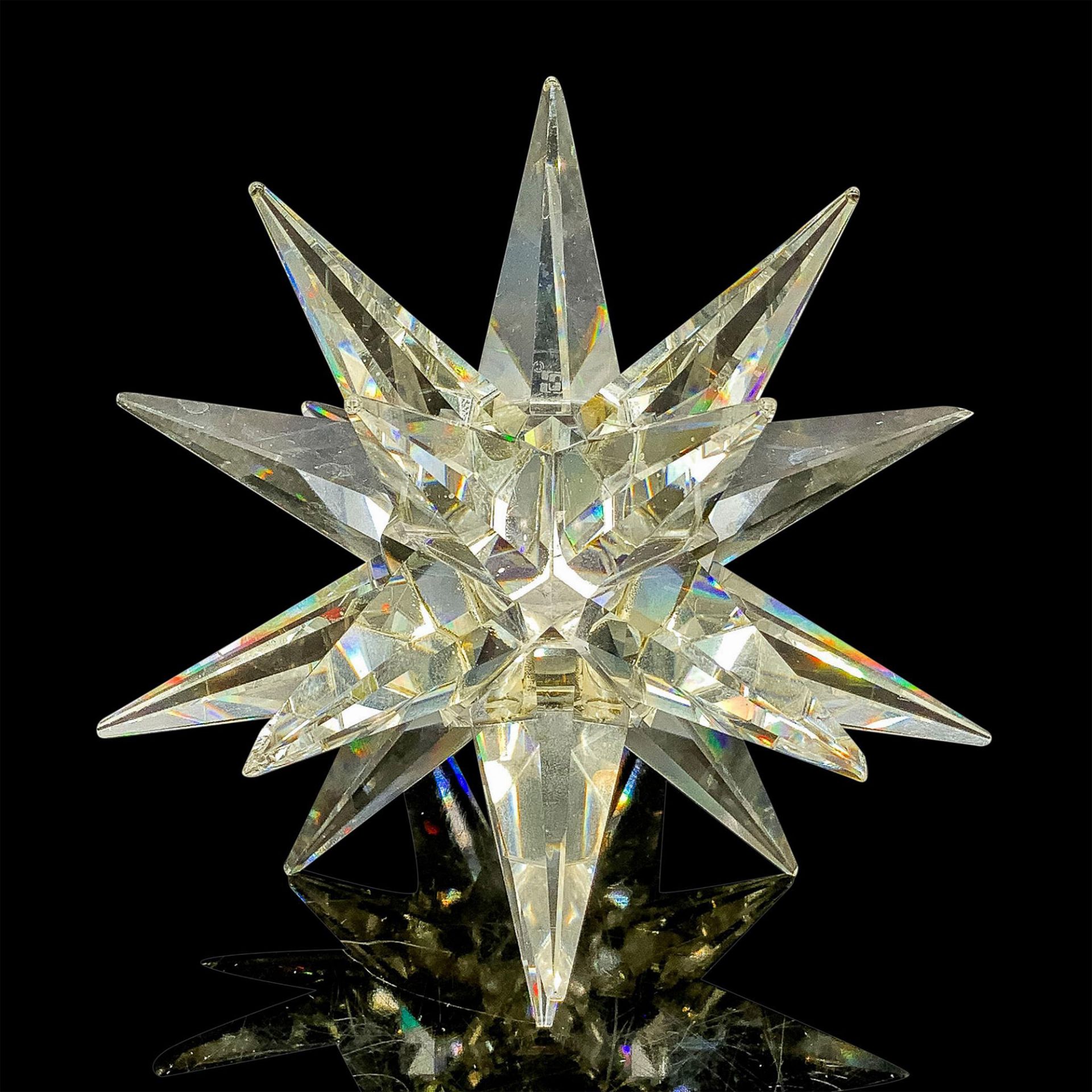 Swarovski Silver Crystal Star Candle Holder