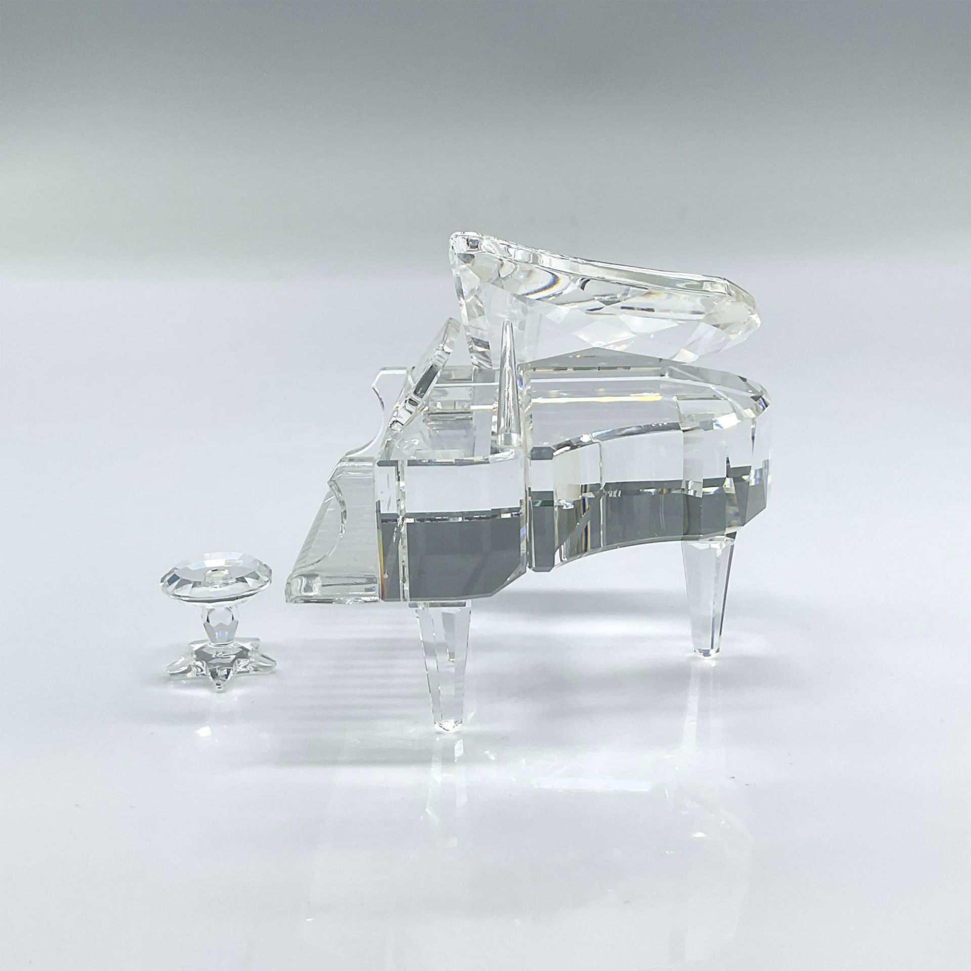 Swarovski Crystal Figurine, Grand Piano With Stool - Bild 2 aus 5