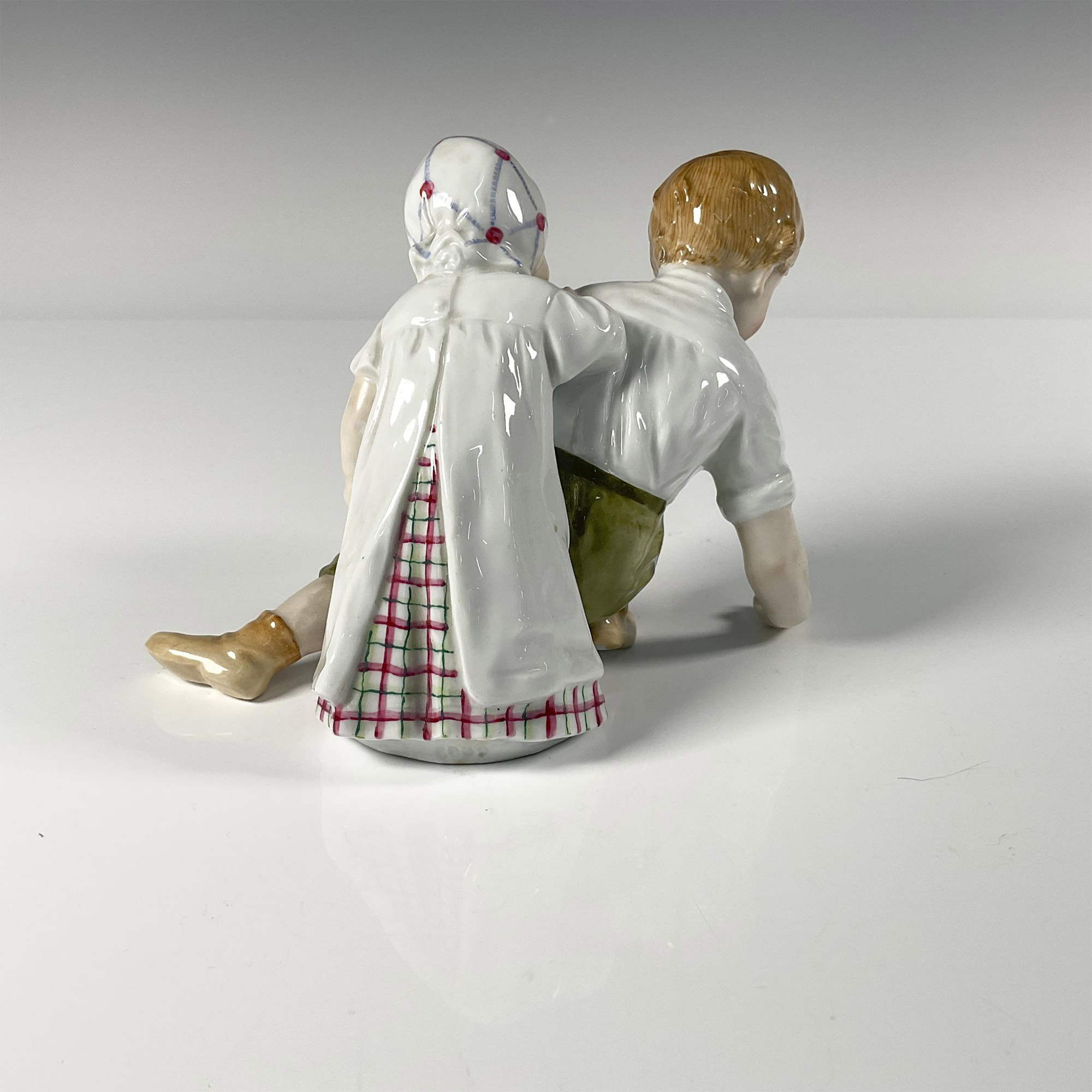 Porcelain Figurine, Playing Marbles - Image 2 of 3