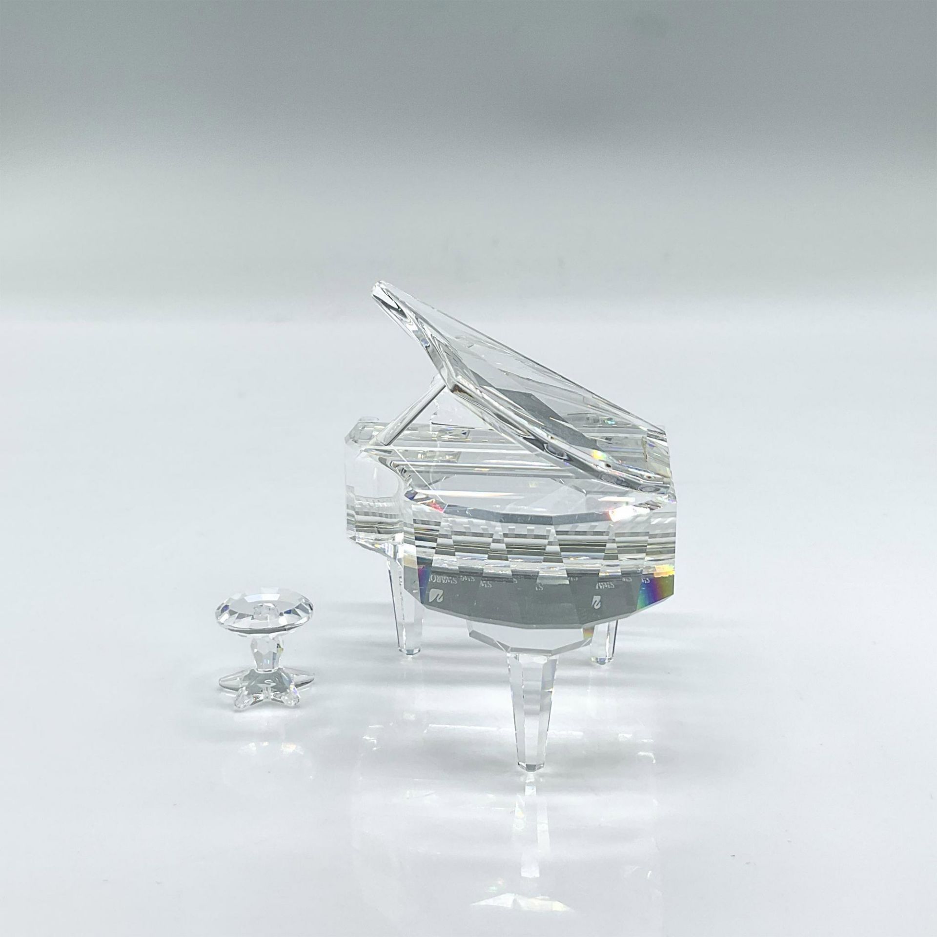 Swarovski Crystal Figurine, Grand Piano With Stool - Bild 3 aus 5