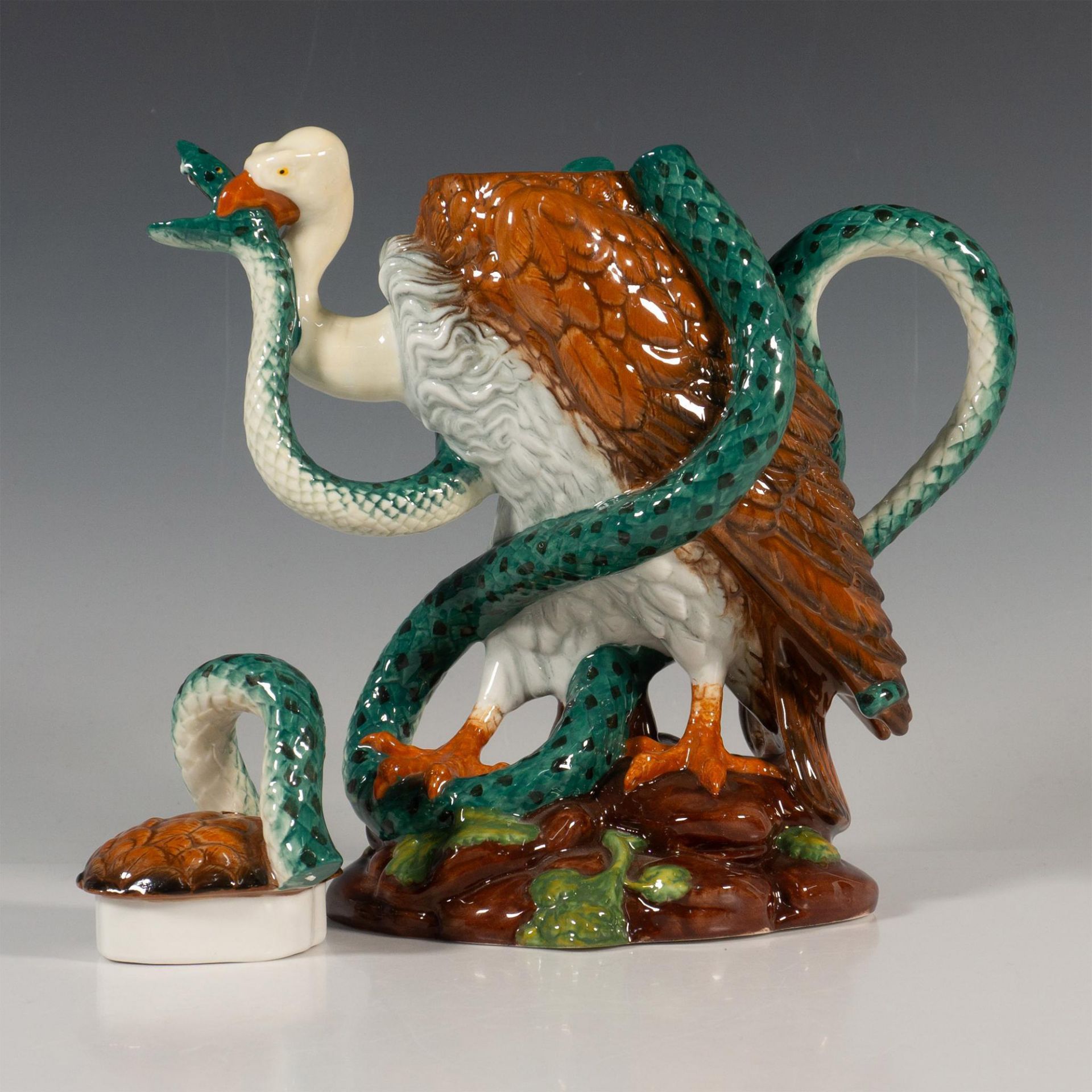 Minton Archive Limited Edition Vulture & Python Teapot - Bild 2 aus 6