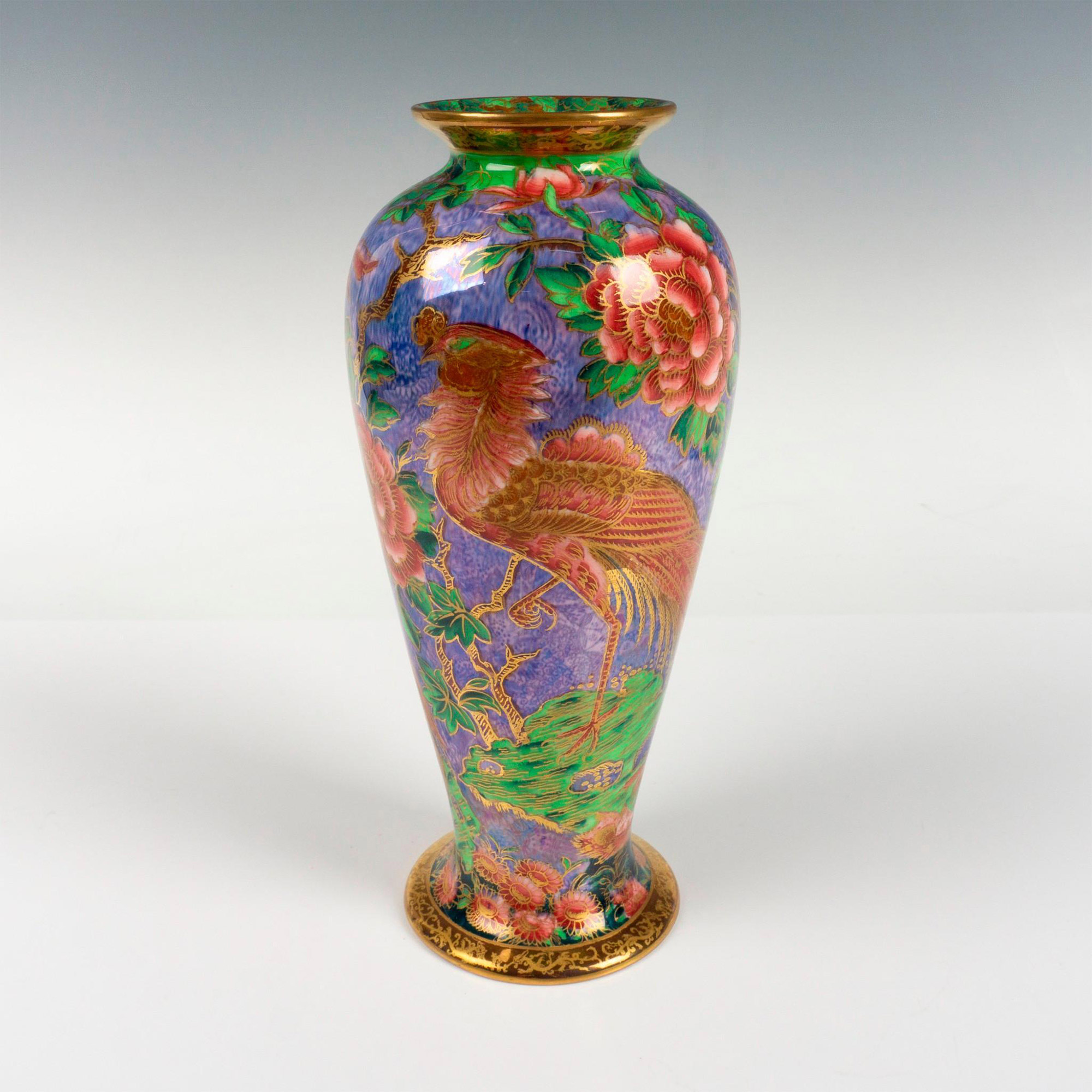 Wedgwood Fairyland Lustre Argus Pheasant Vase - Image 3 of 6