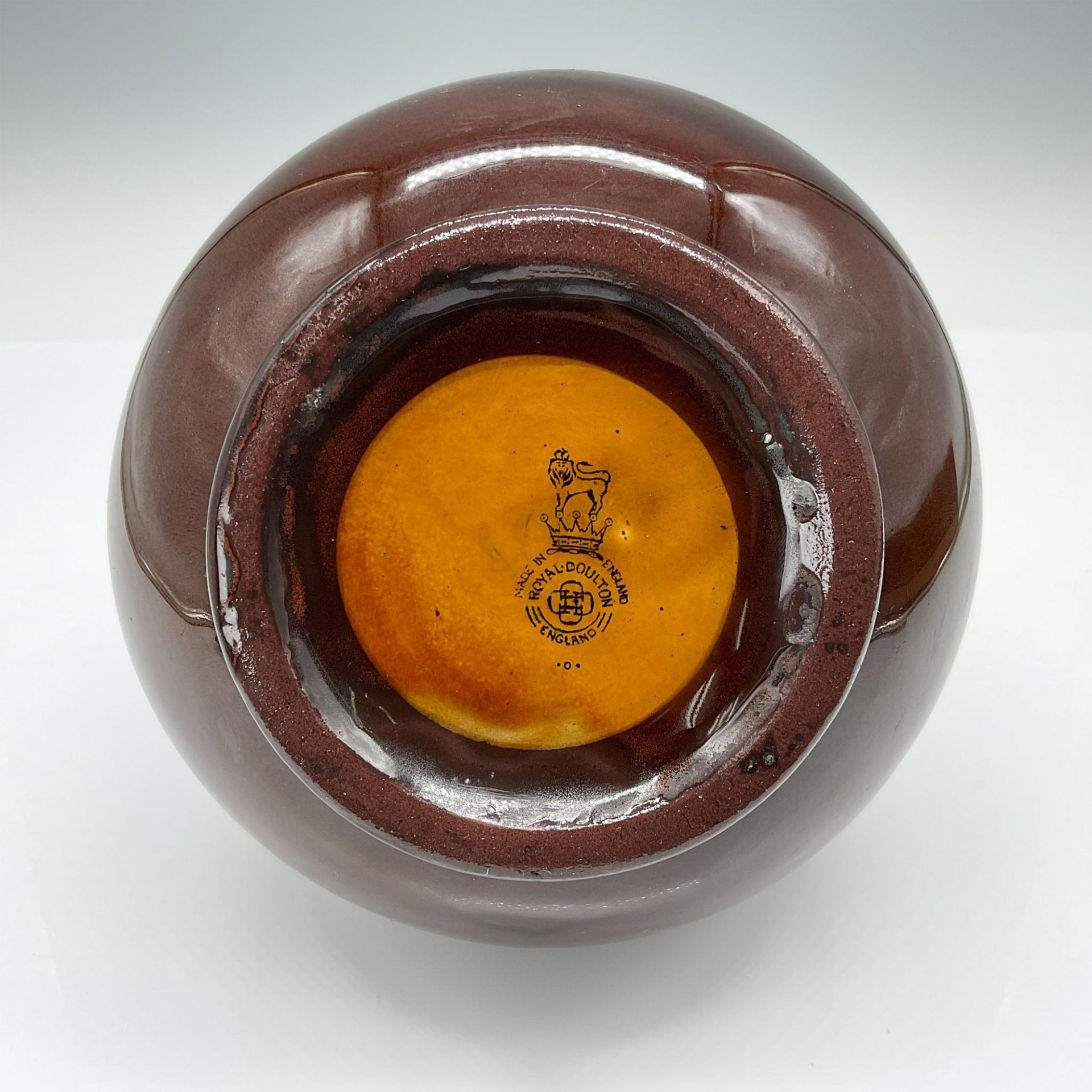 Royal Doulton Kingsware Mendoza Flask with Sterling Stopper - Image 3 of 3