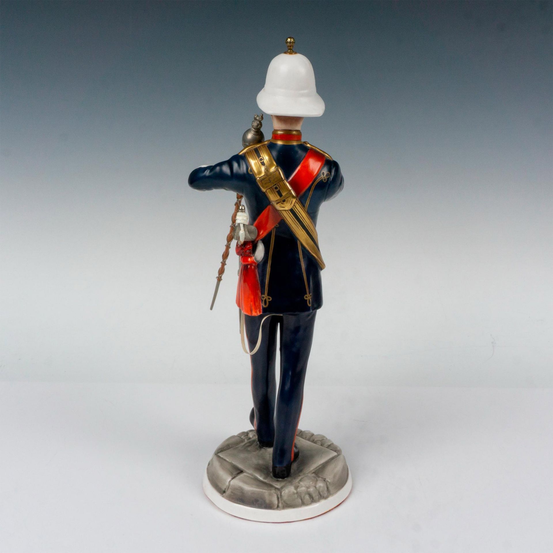 Michael Sutty Porcelain Figurine, Royal Marines Drum Major - Bild 3 aus 5