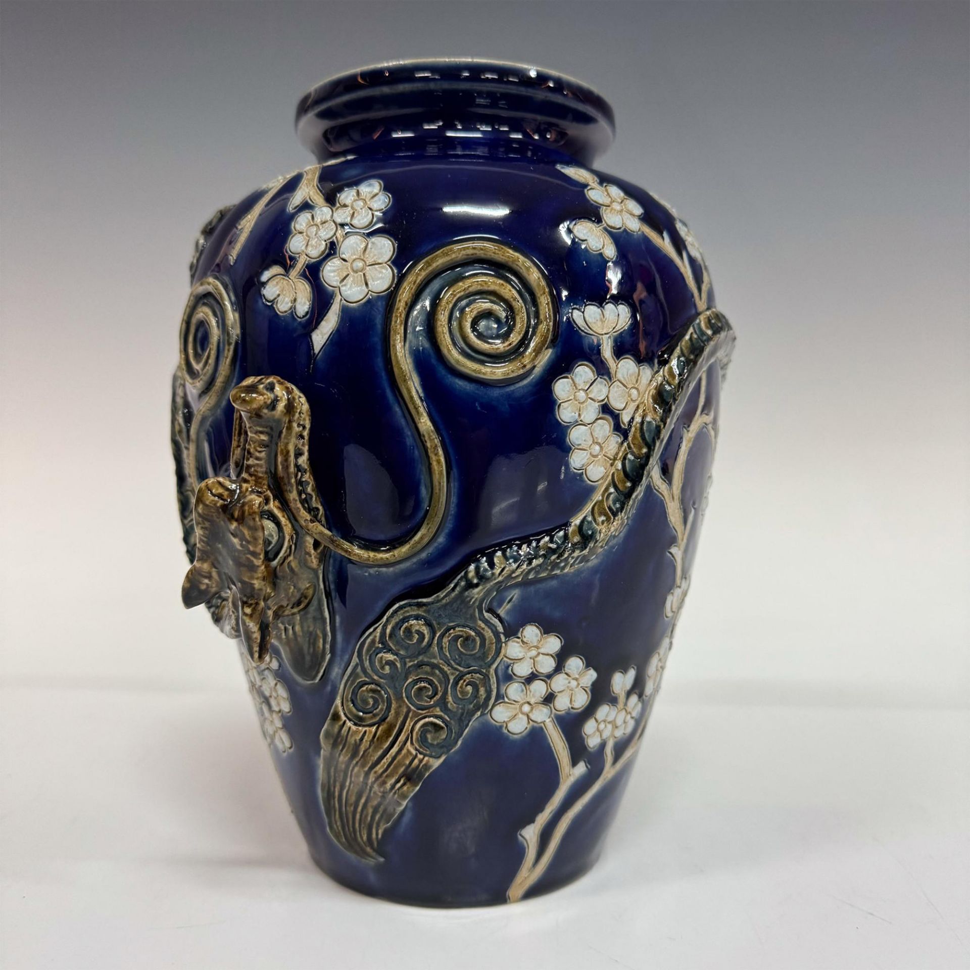 Doulton Lambeth Mary Ann Thomson Stoneware Vase - Bild 2 aus 5