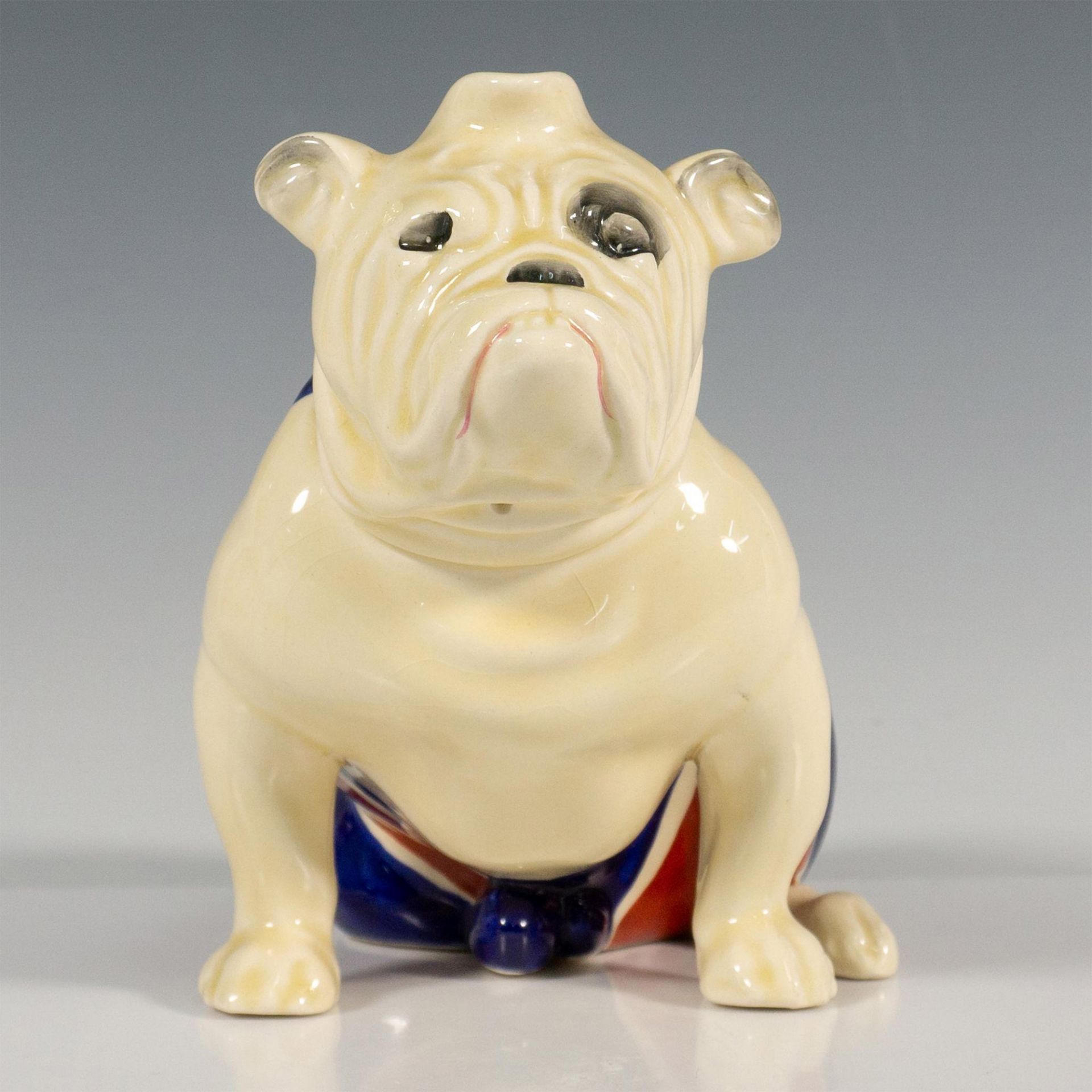Rare Royal Doulton Porcelain Decanter, Union Jack Bulldog - Bild 2 aus 6