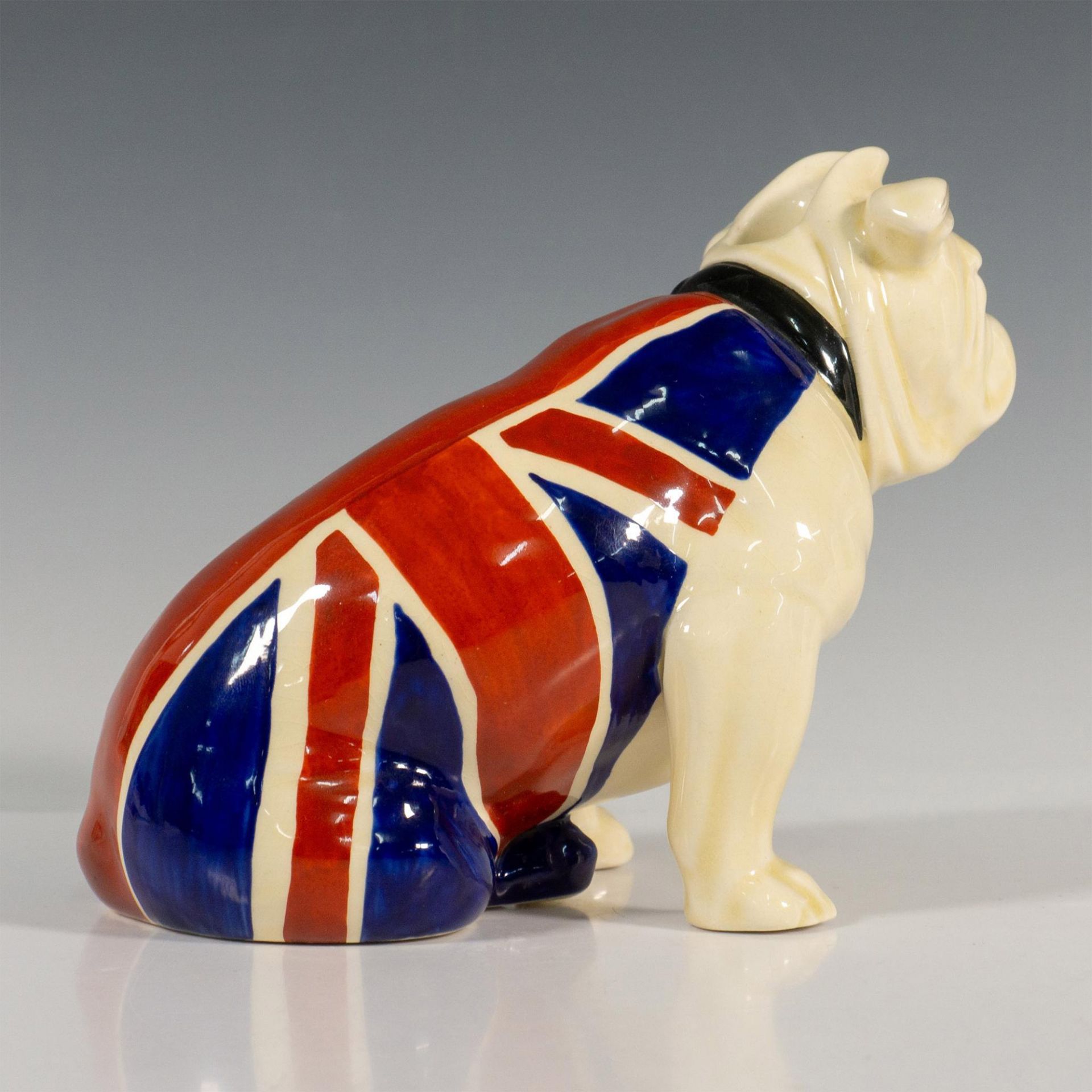 Rare Royal Doulton Porcelain Decanter, Union Jack Bulldog - Bild 4 aus 6